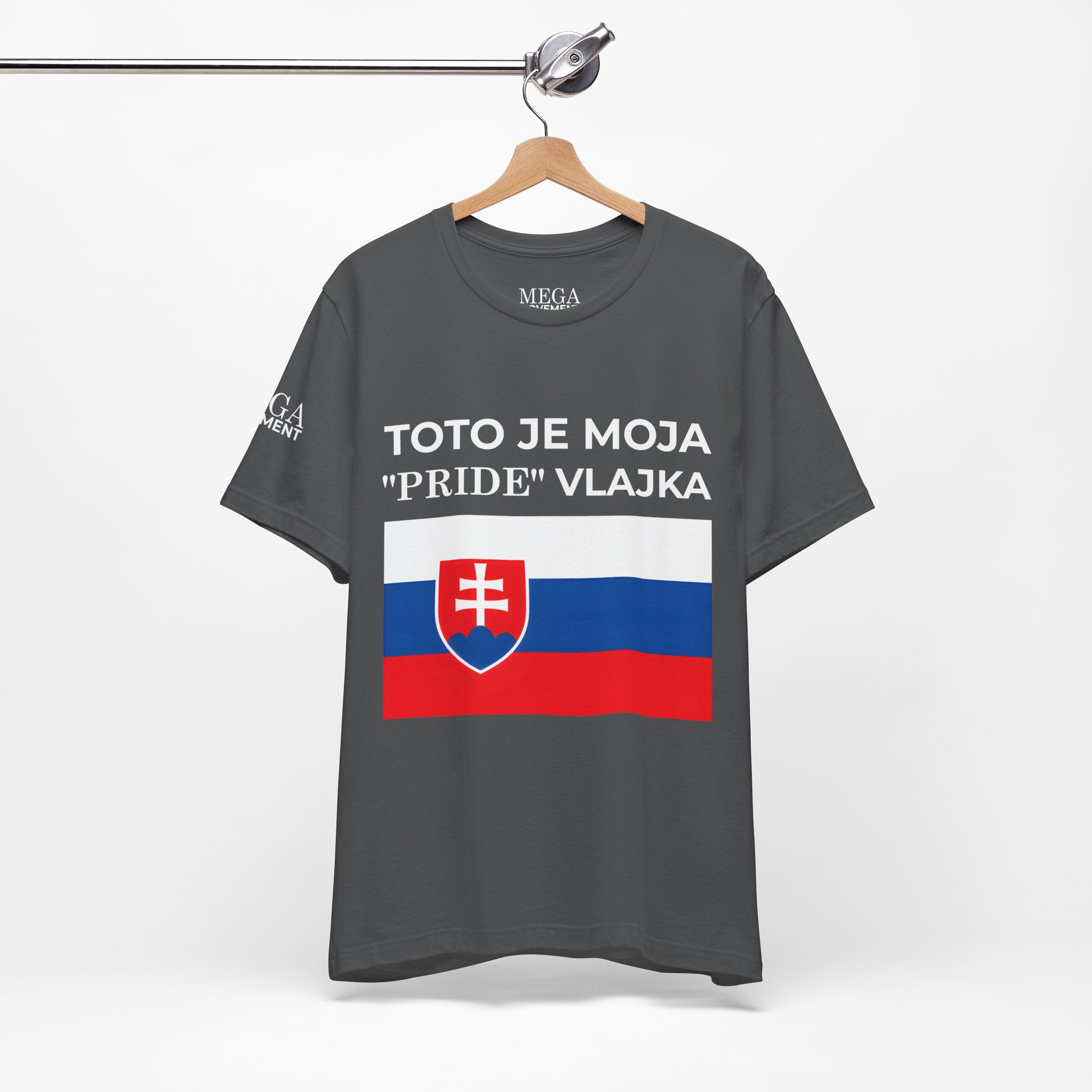Slovakia Pride Flag Unisex Tee, Casual Wear, Festival Shirt, Summer Fashion, Everyday Comfort - Mega Movement