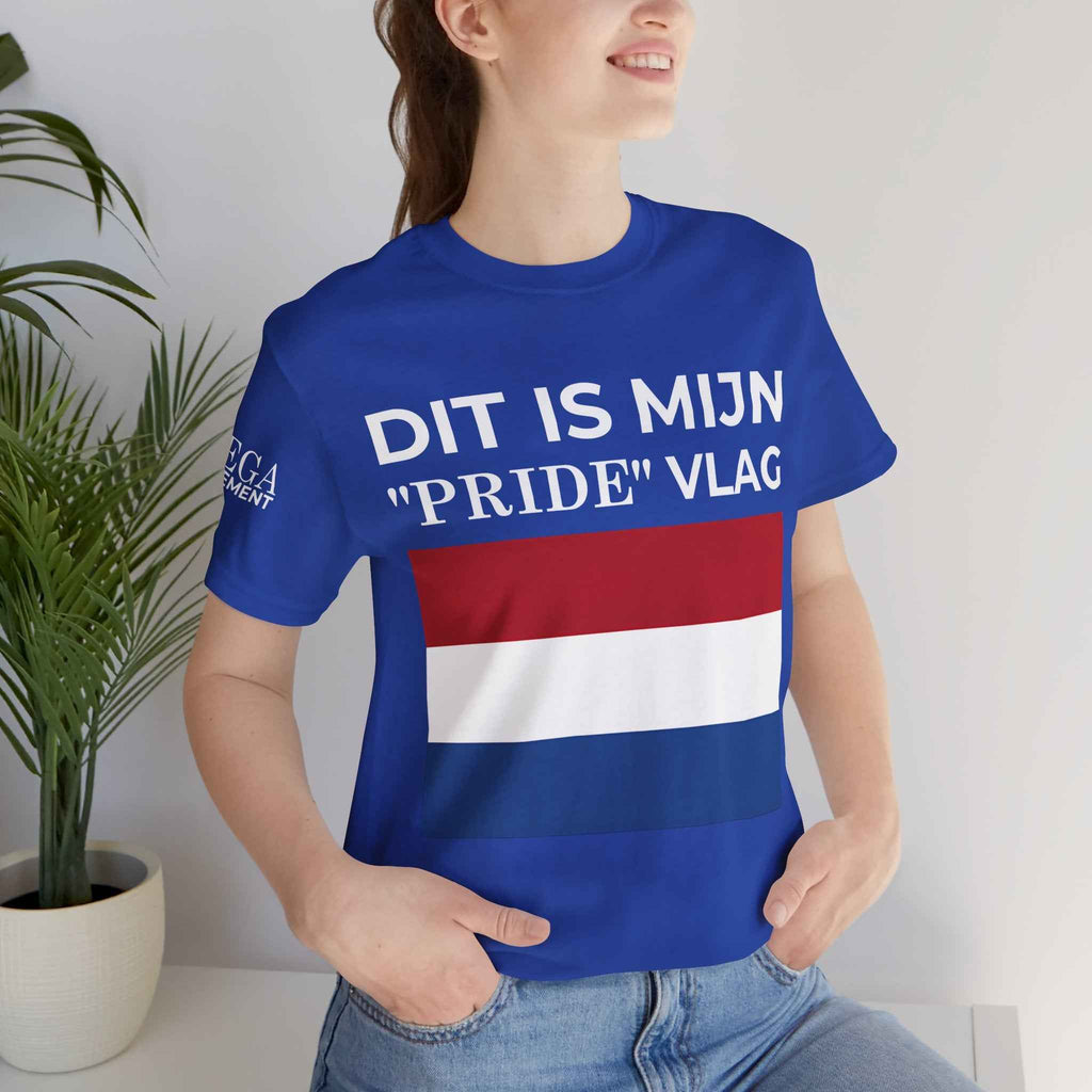 Netherlands Pride Flag Unisex Tee, Patriotic Apparel, Short Sleeve T-Shirt - Mega Movement