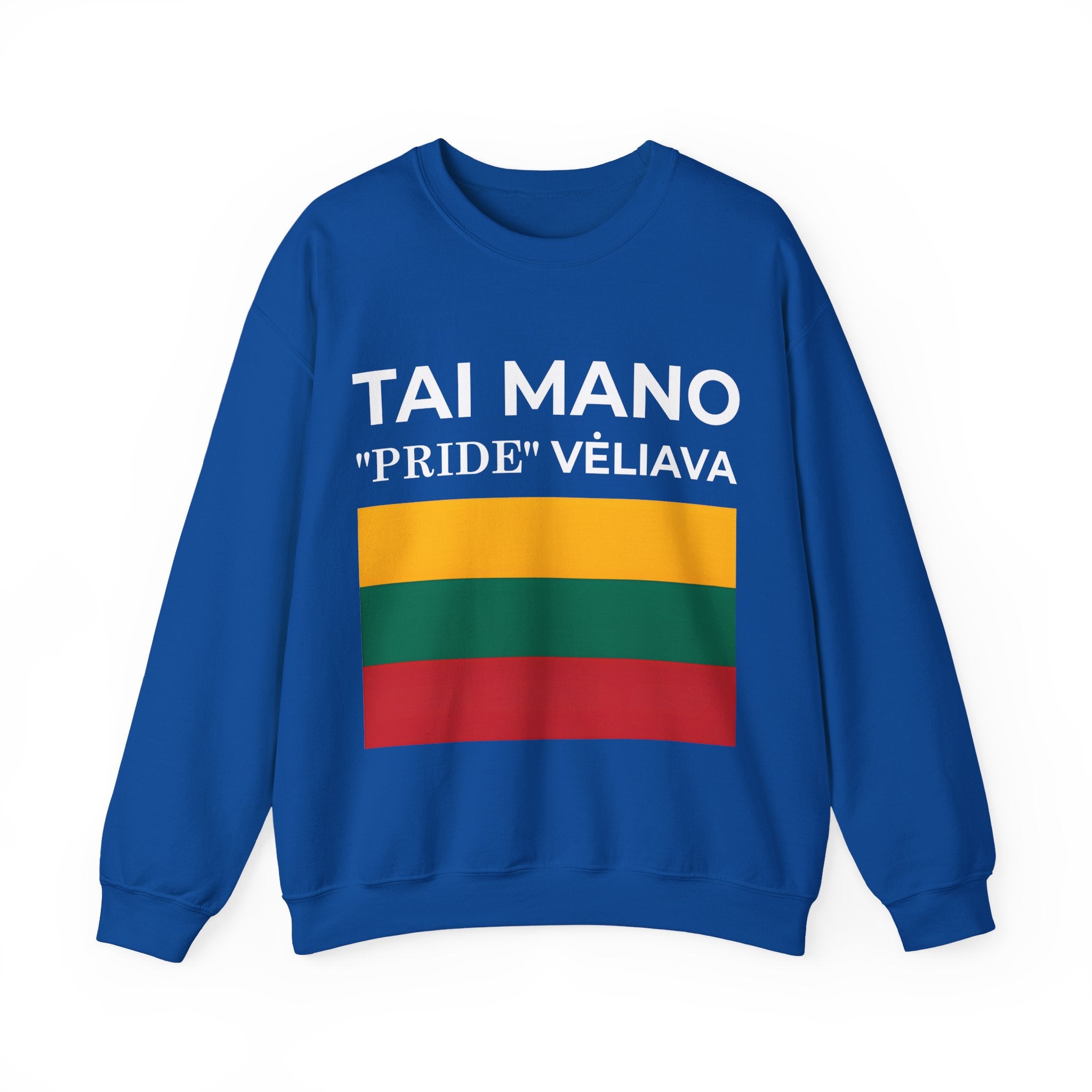 Lithuanian Pride Crewneck Sweatshirt | Unisex Casual Wear, Cozy Fashion, Statement Sweater - Mega Movement