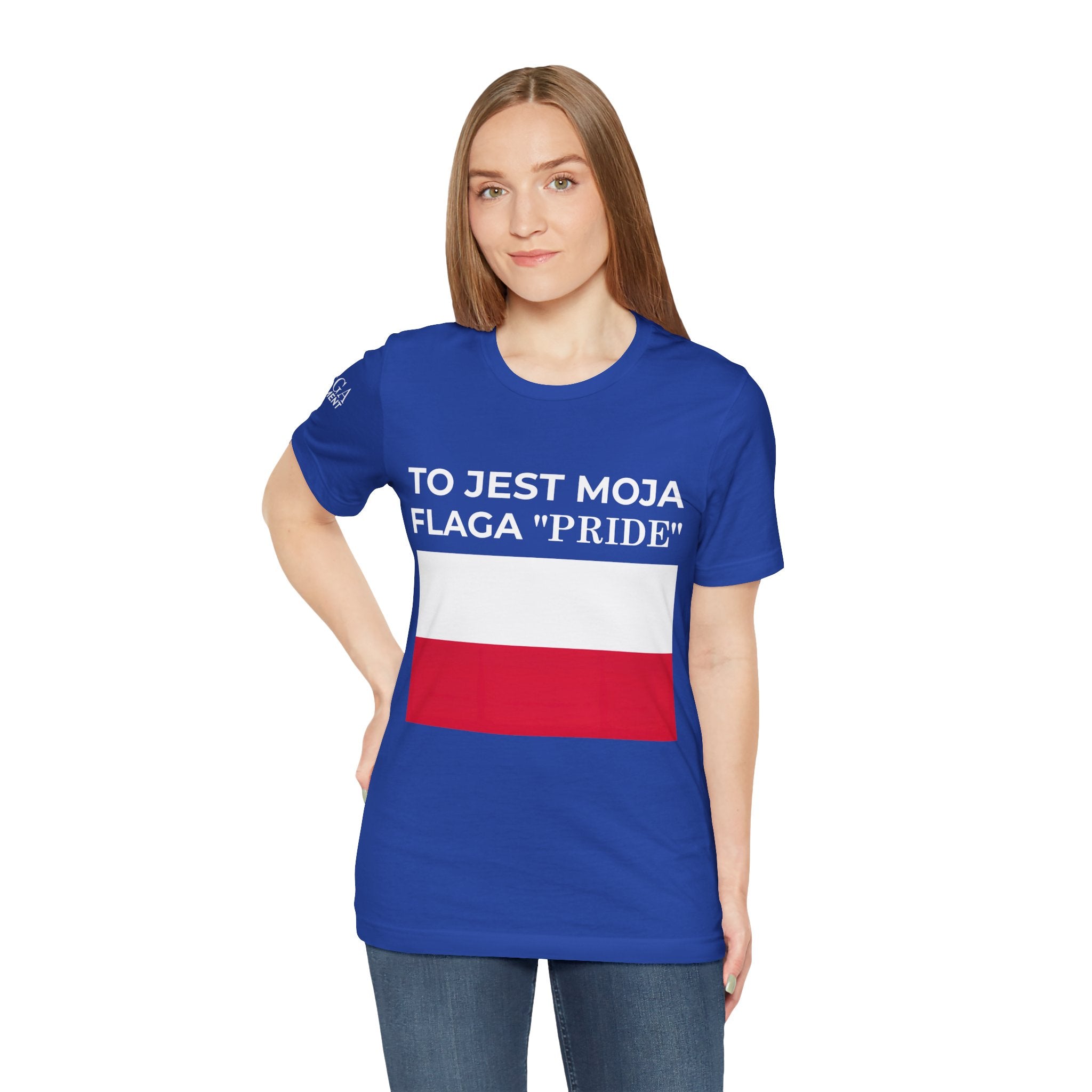 Poland Pride Flag Unisex Tee, Patriotic Pride Shirt, Short Sleeve T-Shirt, Gifts for Allies, Celebratory Apparel, Statement Tee - Mega Movement