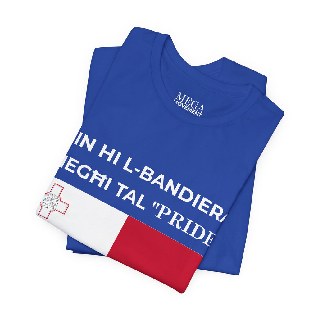 Malta Pride T-Shirt | Unisex Jersey Tee Pride Marches, and Everyday Wear - Mega Movement