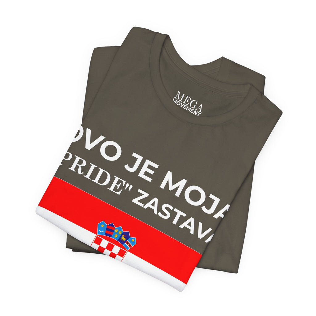 Croatia Pride Tee, Unisex Short Sleeve Shirt, Summer Festival Top, Gifts for Patriots - Mega Movement