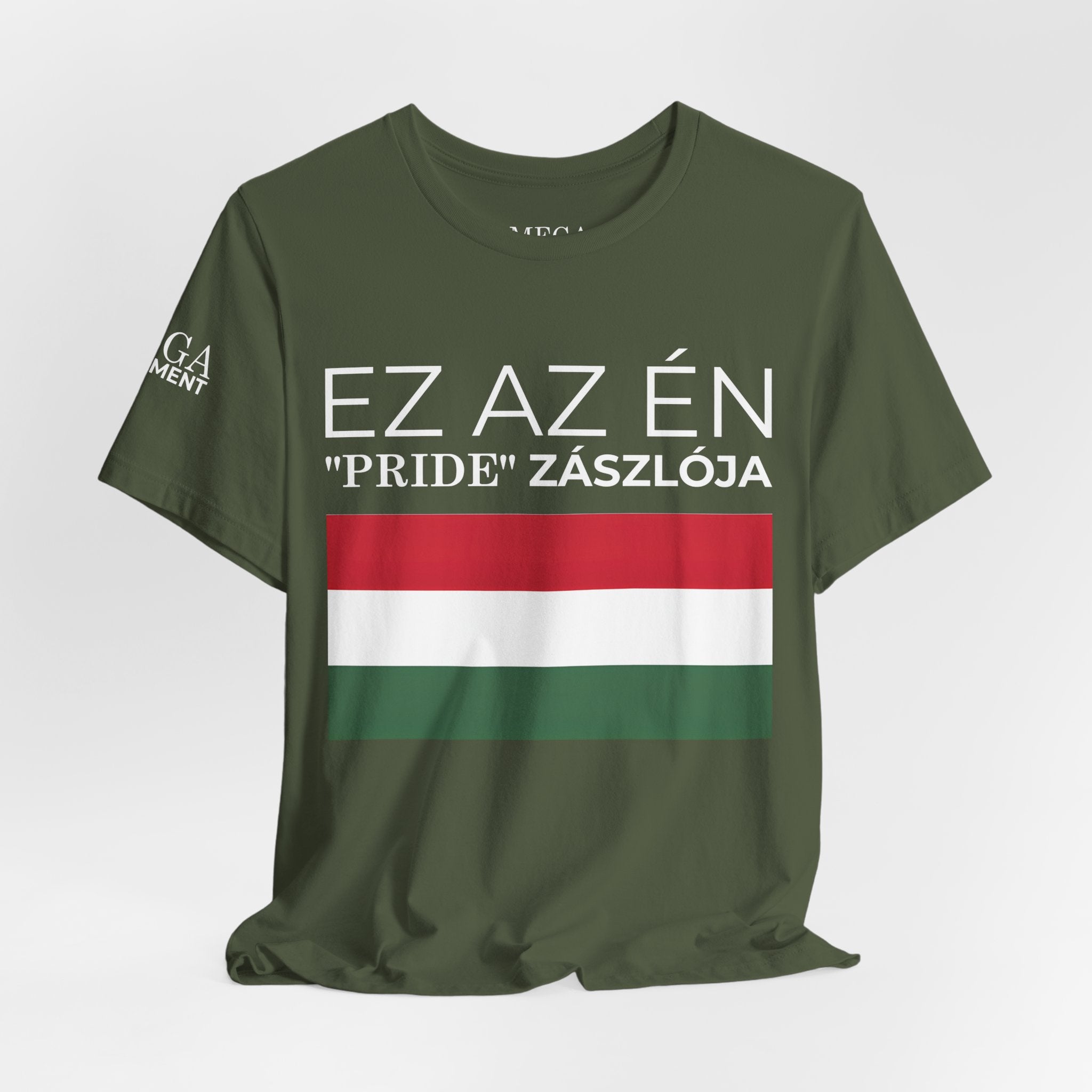 Hungary Pride Flag Tee | Unisex Jersey Short Sleeve Tee, Patriot Apparel, Festival Outfit, Statement Shirt, Hungary Pride Clothing, Gift for Activists - Mega Movement