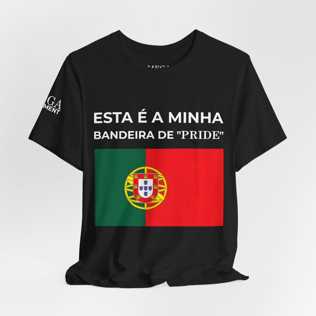 Portugal Pride Flag Tee, Portugal Pride Graphic Shirt, Comfortable Statement Apparel - Mega Movement