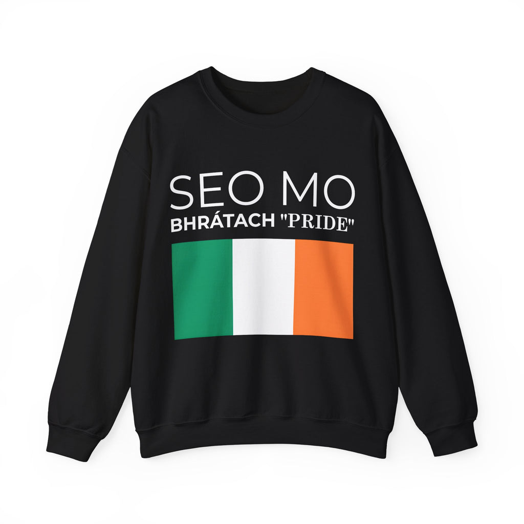 Irish Pride Crewneck Sweatshirt - Irish Flag, Unisex Graphic Pullover, St. Patrick's Day Gift, Comfortable Streetwear - Mega Movement