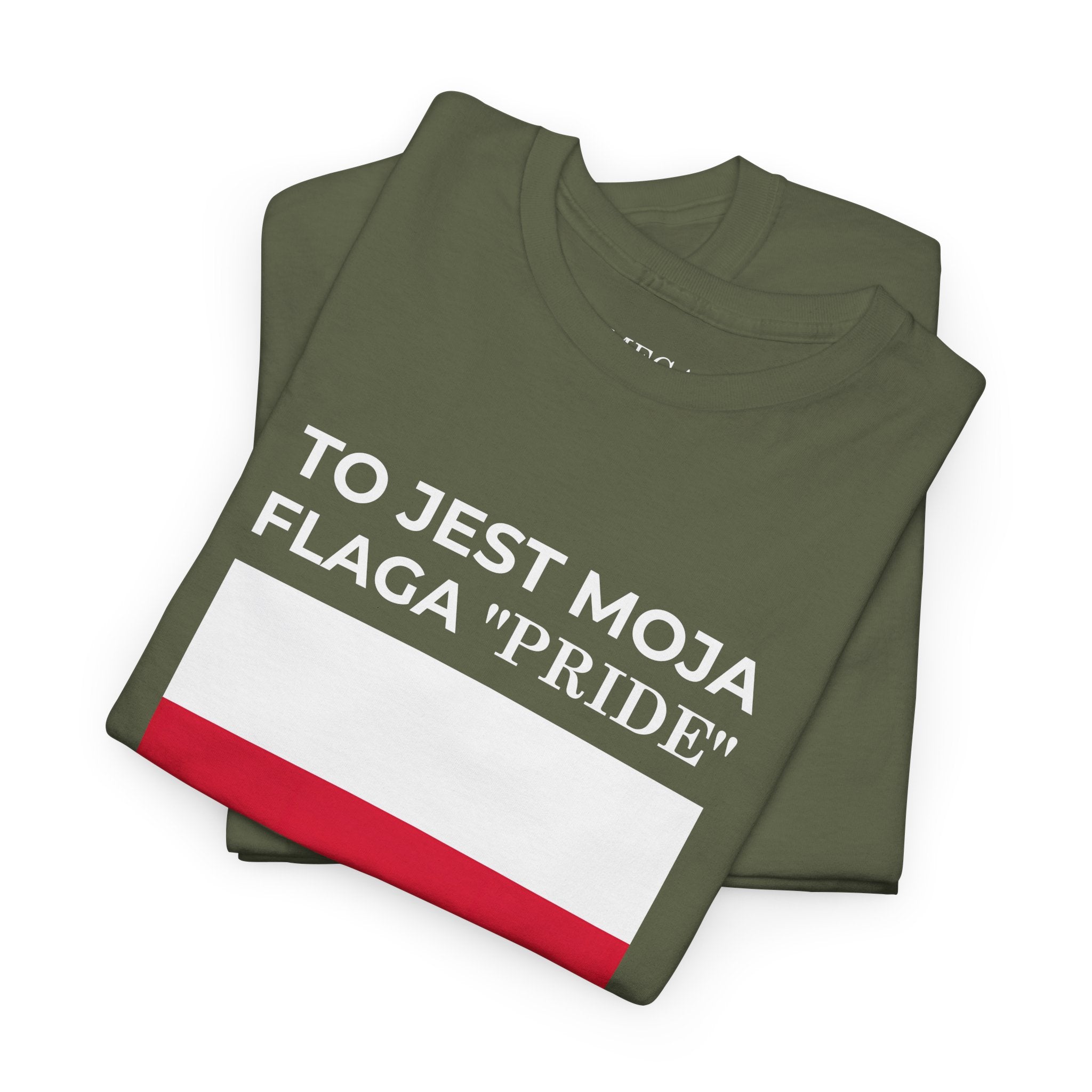 Polish Flag Tee ( Small Print ) — "To Jest Moja Flaga 'Pride'" Graphic T-Shirt