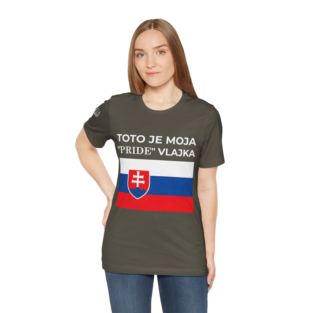 Slovakia Pride Flag Unisex Tee, Casual Wear, Festival Shirt, Summer Fashion, Everyday Comfort - Mega Movement