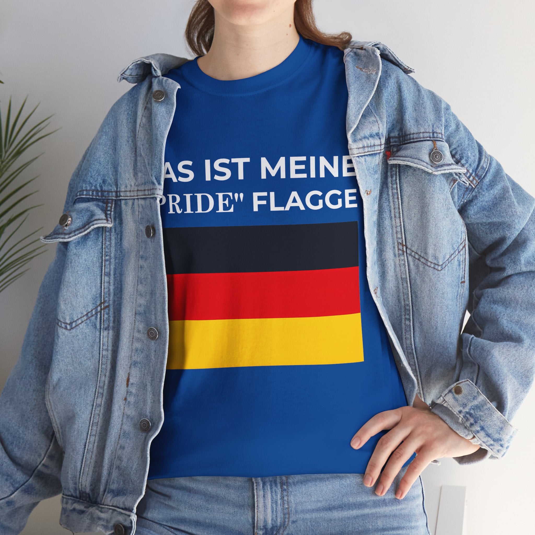 German Flag Tee ( Small Print ) — "Das ist meine 'Pride' Flagge" Graphic T-Shirt