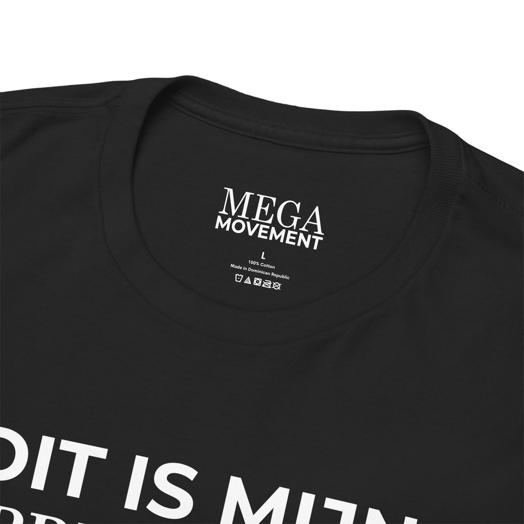 Dutch Pride Flag T-Shirt ( Small Print ) — "Dit Is Mijn 'Pride' Vlag" Cotton Tee