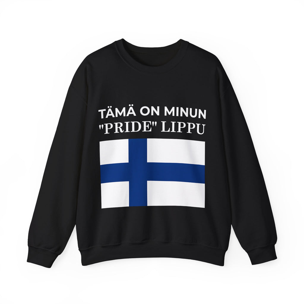 Finnish Pride Crewneck Sweatshirt, Unisex Sweatshirt, Pride Clothing, Comfortable Fashion - Mega Movement