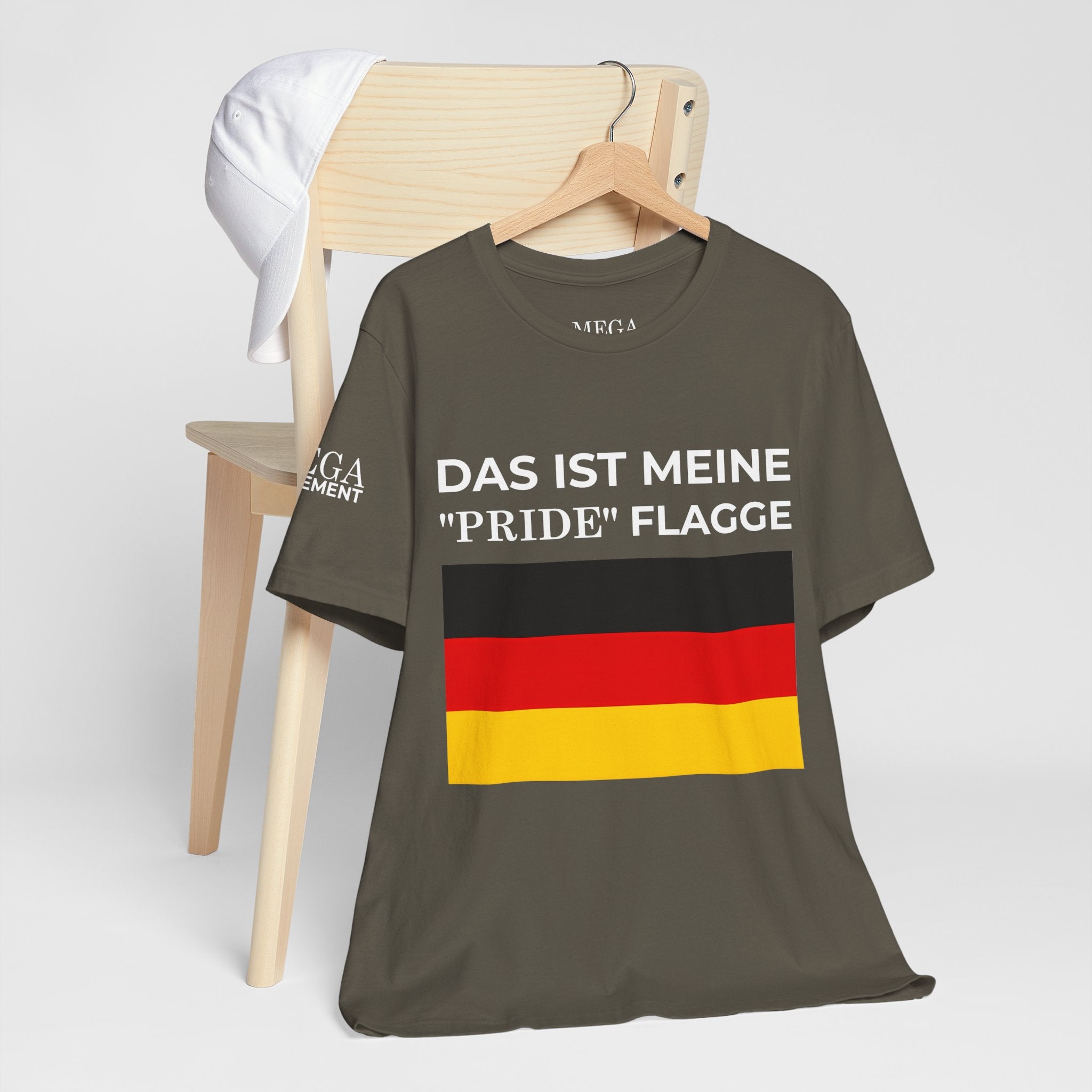 Germany  Pride Flag Unisex Jersey Tee | Casual Wear, Gift for Travelers, Team Spirit, Vacation Apparel, Summer Style - Mega Movement