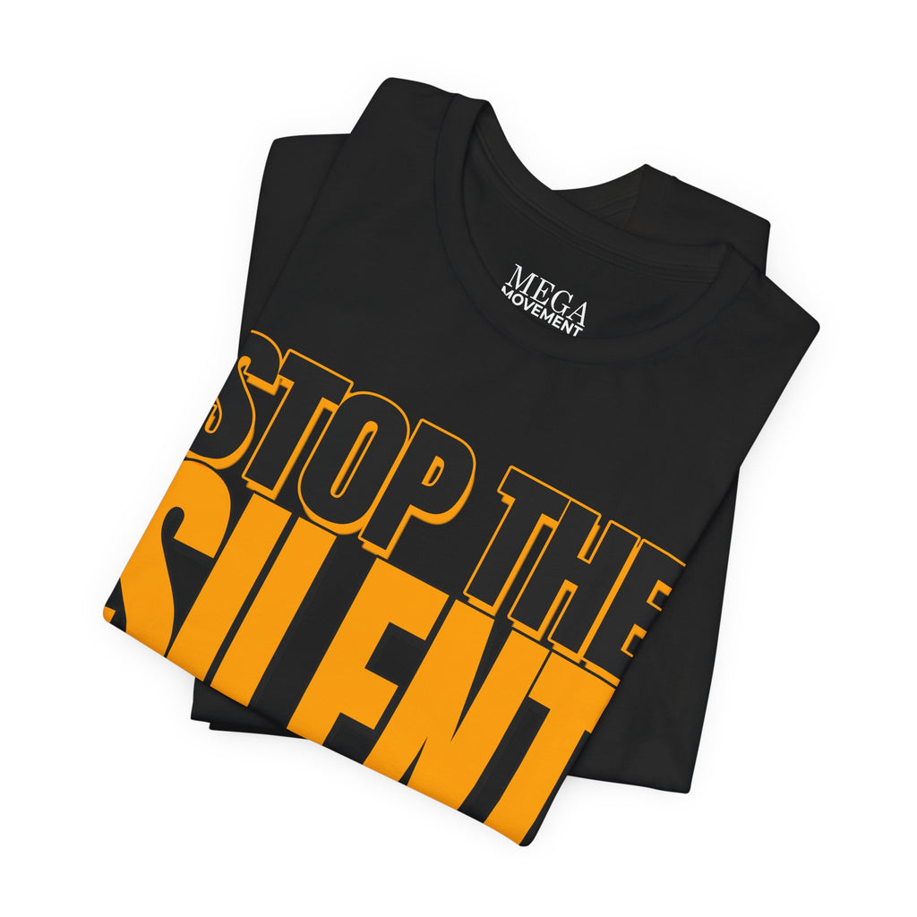 Stop the Silent Invasion Unisex Tee, Awareness Tee, Casual Wear, Protest Shirt, Gift for Activists, Modern Graphic Tee - Mega Movement