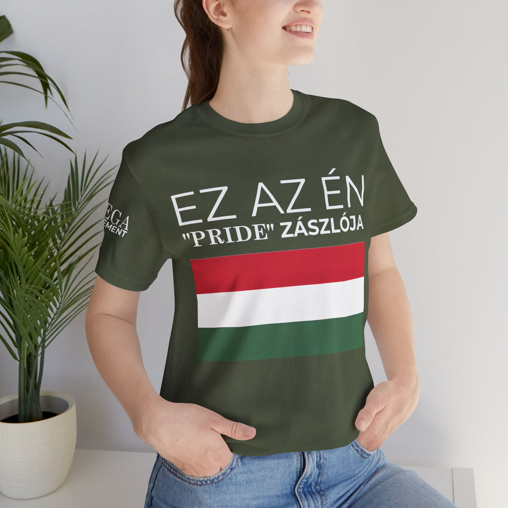Hungary Pride Flag Tee | Unisex Jersey Short Sleeve Tee, Patriot Apparel, Festival Outfit, Statement Shirt, Hungary Pride Clothing, Gift for Activists - Mega Movement
