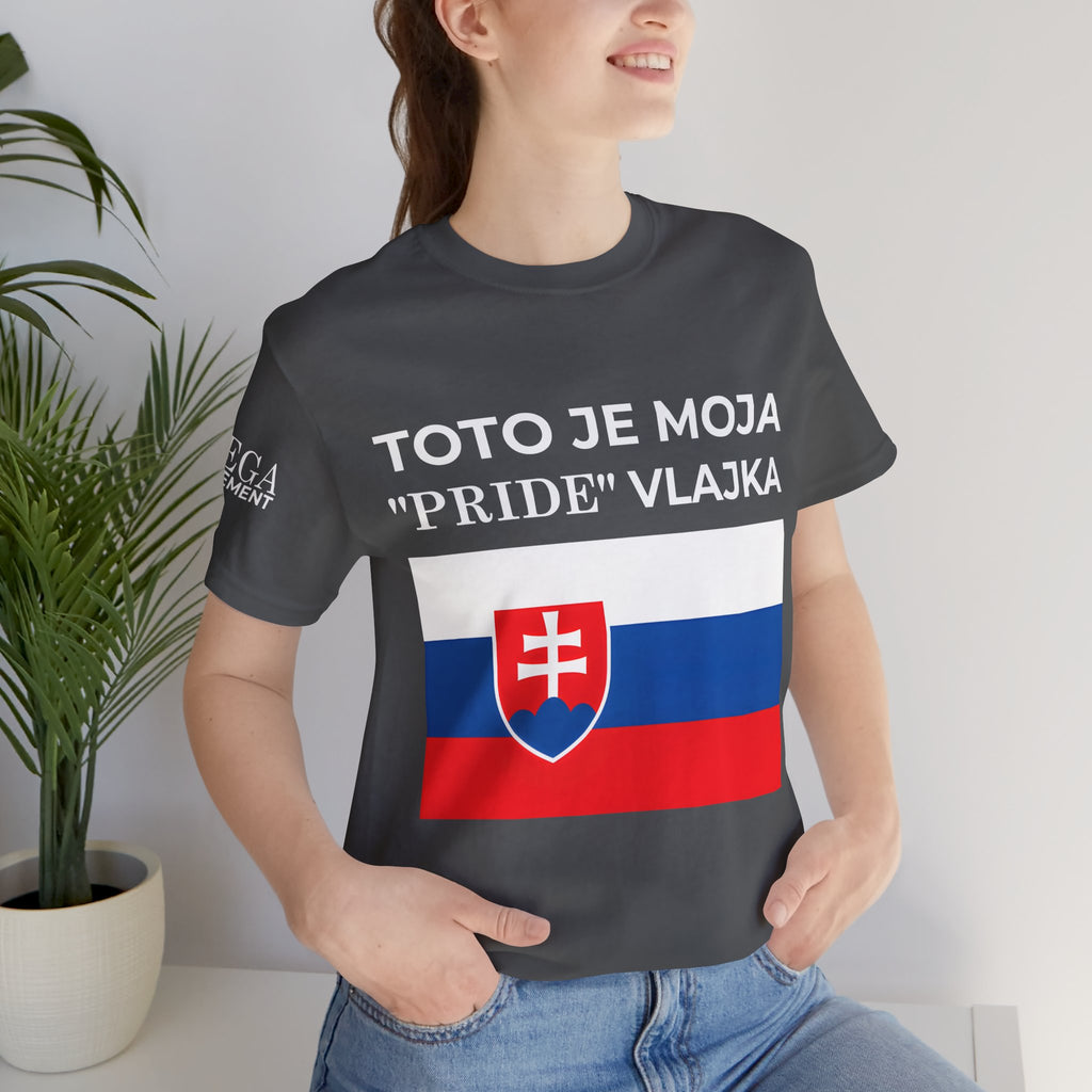 Slovakia Pride Flag Unisex Tee, Casual Wear, Festival Shirt, Summer Fashion, Everyday Comfort - Mega Movement