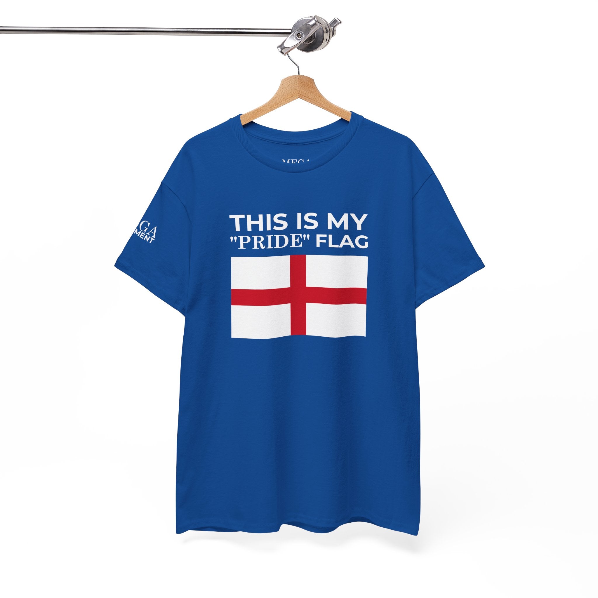 England Flag T‑Shirt ( Small Print ) — "This Is My 'Pride' Flag" Patriotic Tee