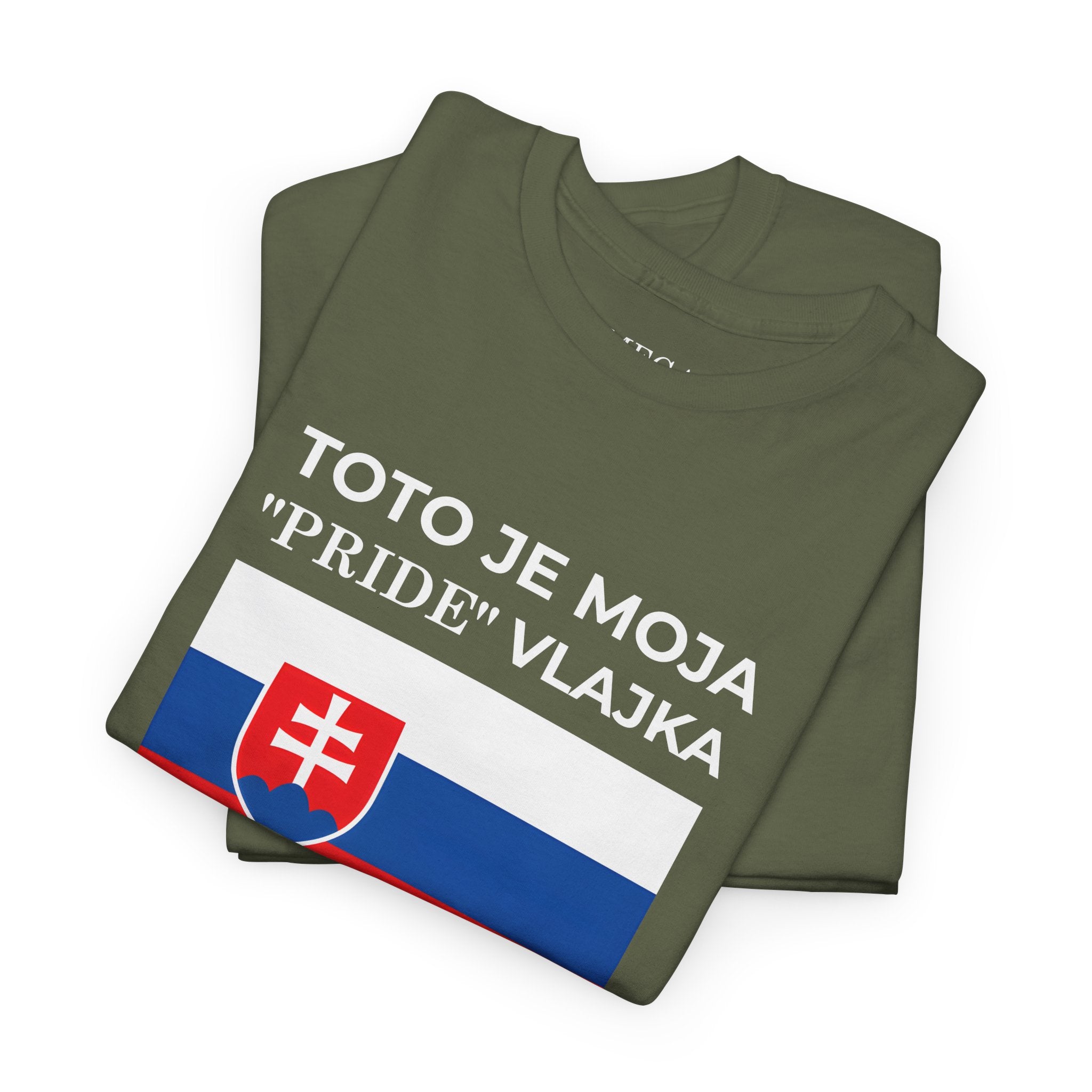 Slovak Flag Tee ( Small Print ) — "Toto je moja 'Pride' vlajka"