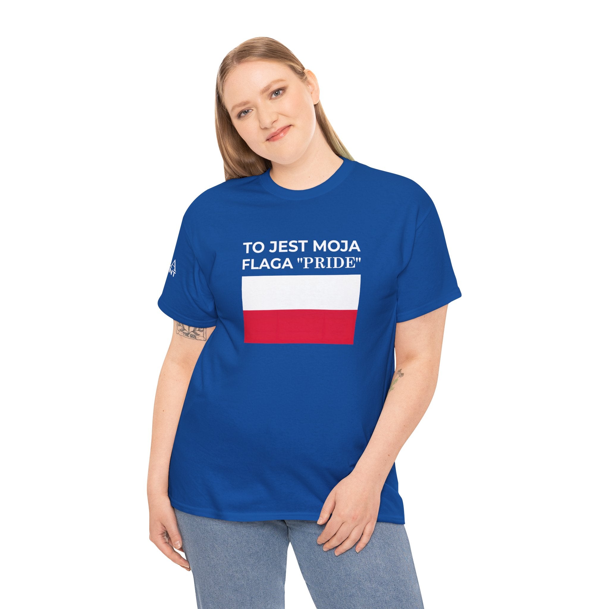 Polish Flag Tee ( Small Print ) — "To Jest Moja Flaga 'Pride'" Graphic T-Shirt