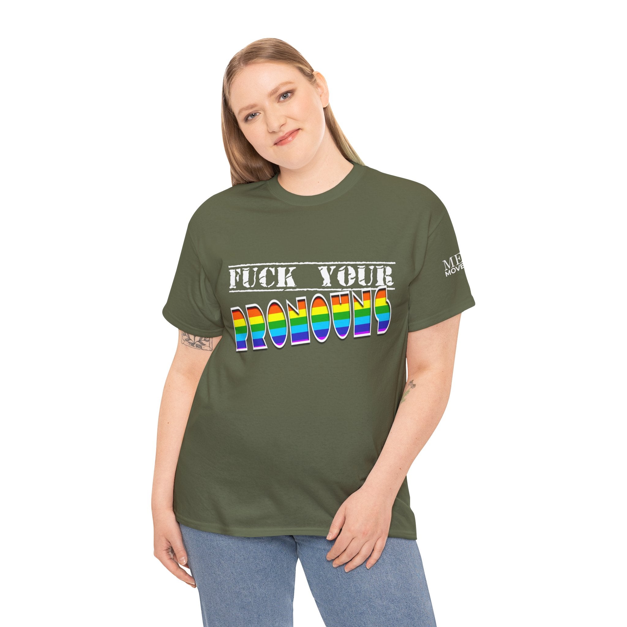 F*ck Your Pronounce Statement T-Shirt, Unisex Cotton Tee, Inclusive Fashion, Fun Gift, Casual Wear - Mega Movement