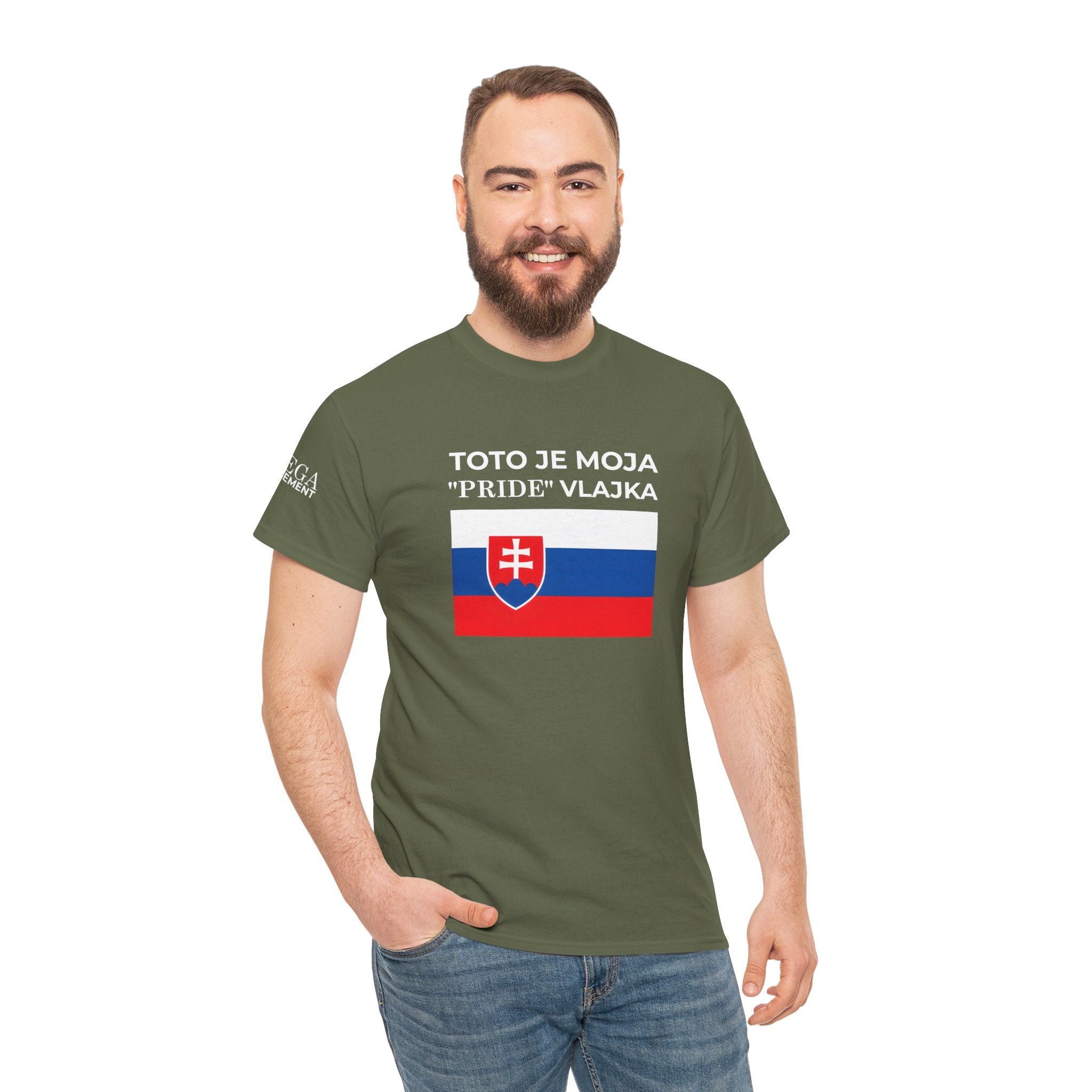 Slovak Flag Tee ( Small Print ) — "Toto je moja 'Pride' vlajka"
