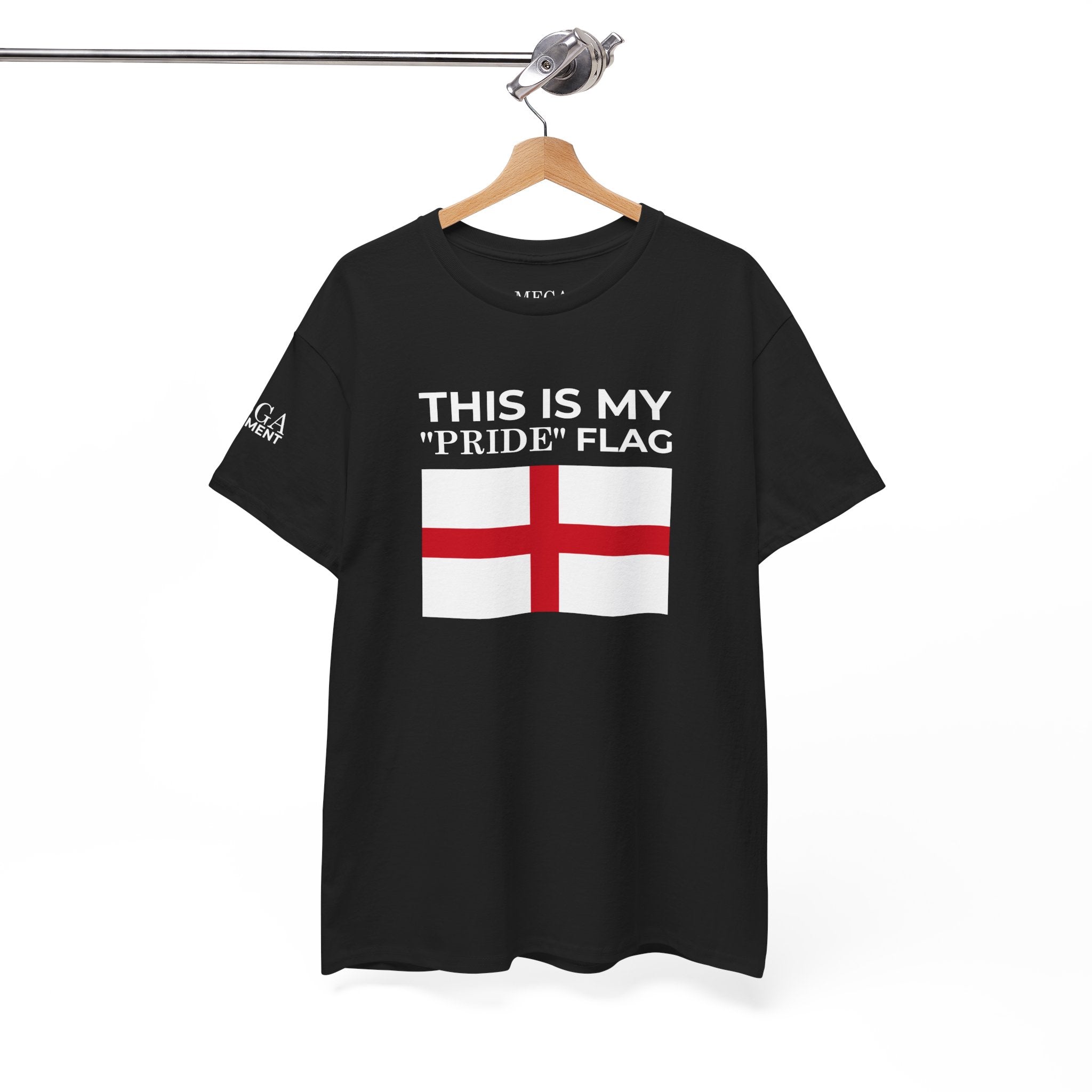 England Flag T‑Shirt ( Small Print ) — "This Is My 'Pride' Flag" Patriotic Tee