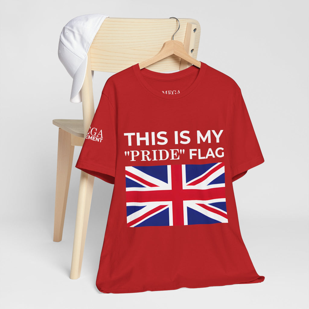 British Pride Flag Unisex Tee, Casual Wear, Daily Style - Mega Movement
