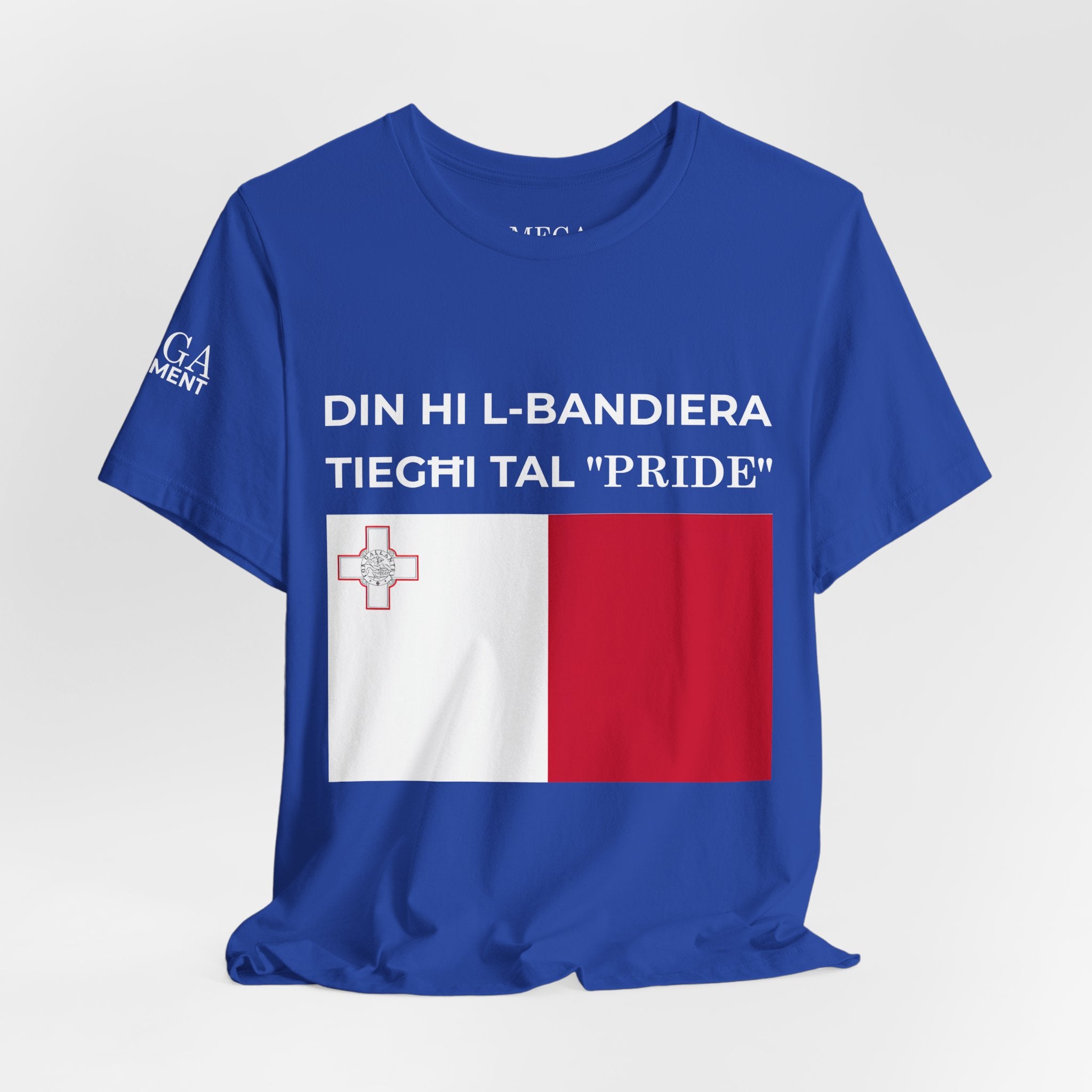 Malta Pride T-Shirt | Unisex Jersey Tee Pride Marches, and Everyday Wear - Mega Movement