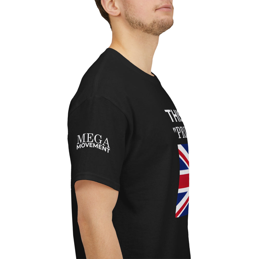 Union Jack Flag T‑Shirt ( Small Print ) — British Flag Tee for UK Pride & Travel