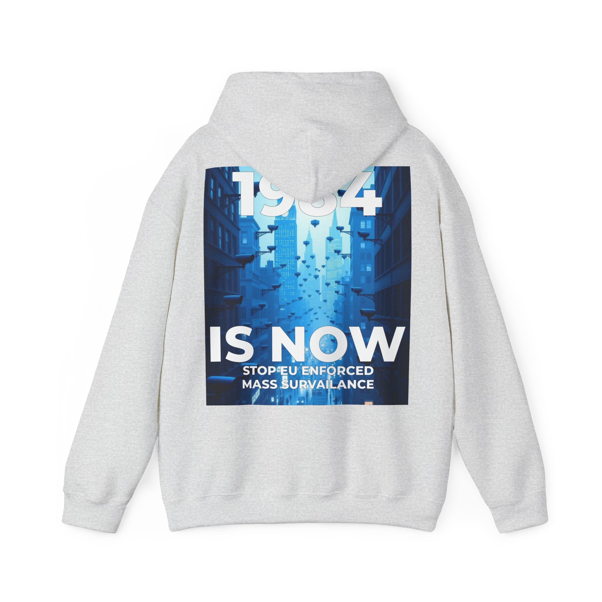 1984 IS NOW Unisex Heavy Blend™ Hooded Sweatshirt - Mega Movement