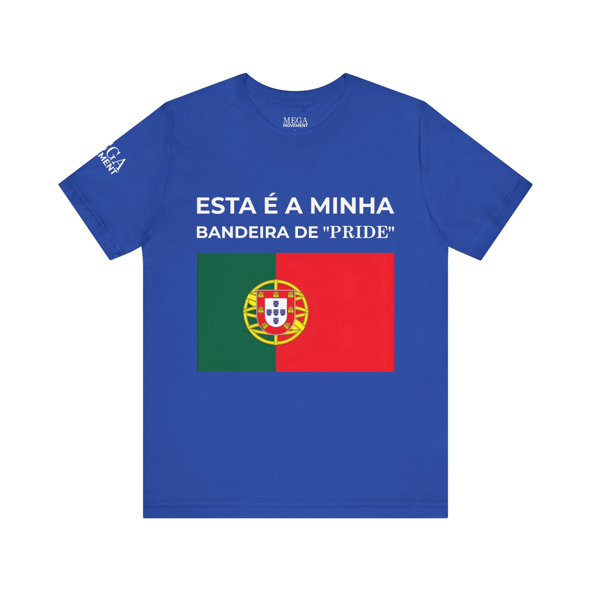 Portugal Pride Flag Tee, Portugal Pride Graphic Shirt, Comfortable Statement Apparel - Mega Movement