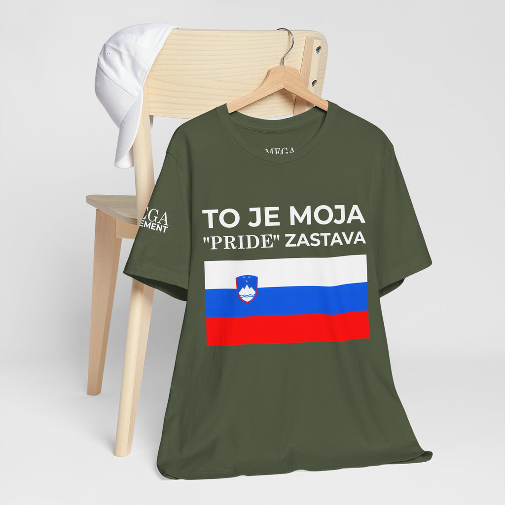 Slovenian Pride Tee | Unisex Graphic Shirt for Celebrations, Casual Wear, Gift for Allies, Patriot Pride Outfit - Mega Movement