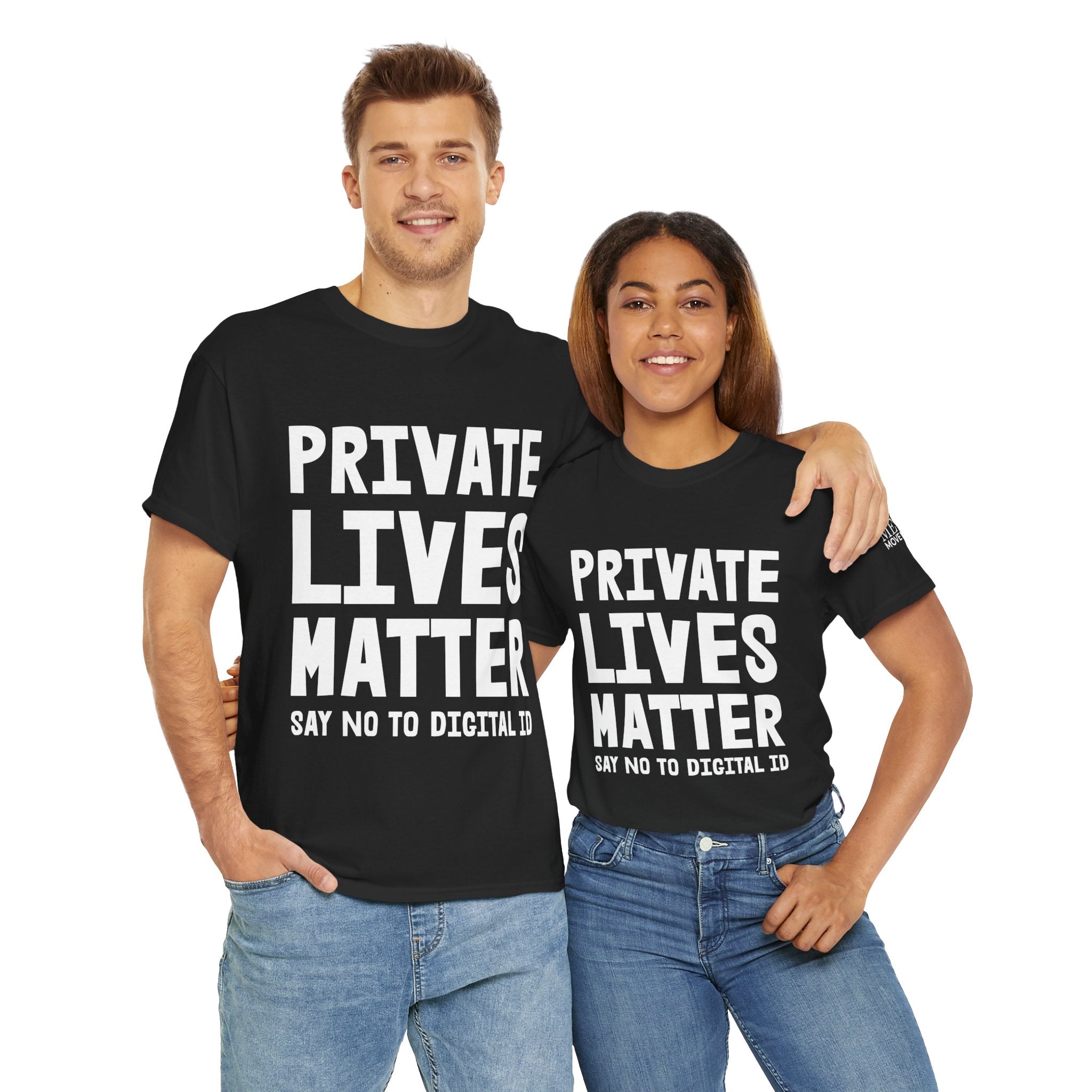 Private Lives Matter Anti-Digital ID Statement Shirt - Mega Movement