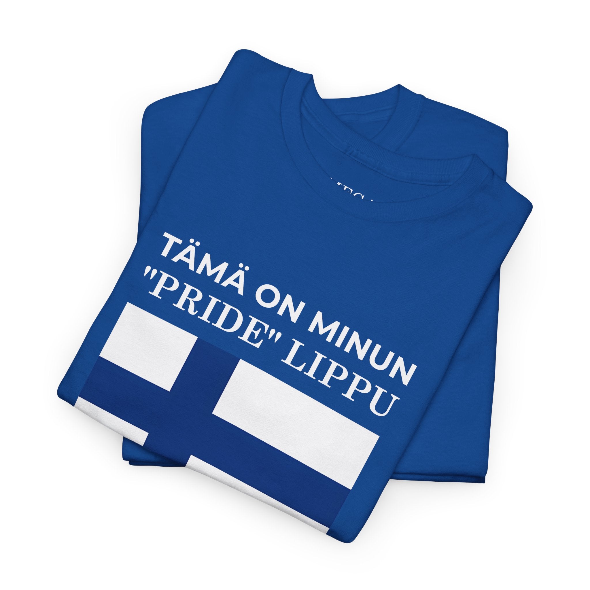 Finnish Flag T‑Shirt ( Small Print ) — “Tämä on minun 'pride' lippu” Patriotic Tee