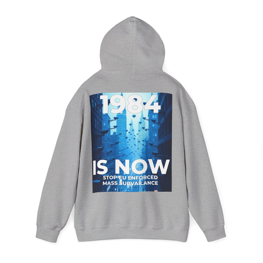 1984 IS NOW Unisex Heavy Blend™ Hooded Sweatshirt - Mega Movement