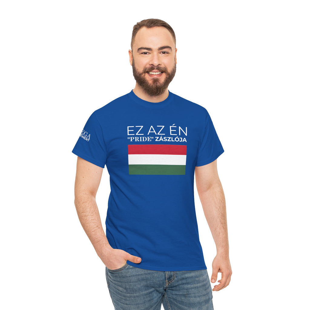 Hungarian Flag Tee ( Small Print ) — "Ez az én 'Pride' zászlója" Graphic T-Shirt