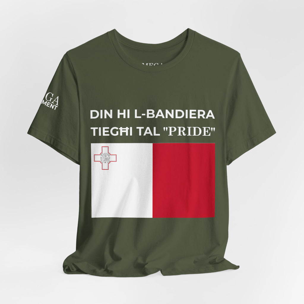 Malta Pride T-Shirt | Unisex Jersey Tee Pride Marches, and Everyday Wear - Mega Movement