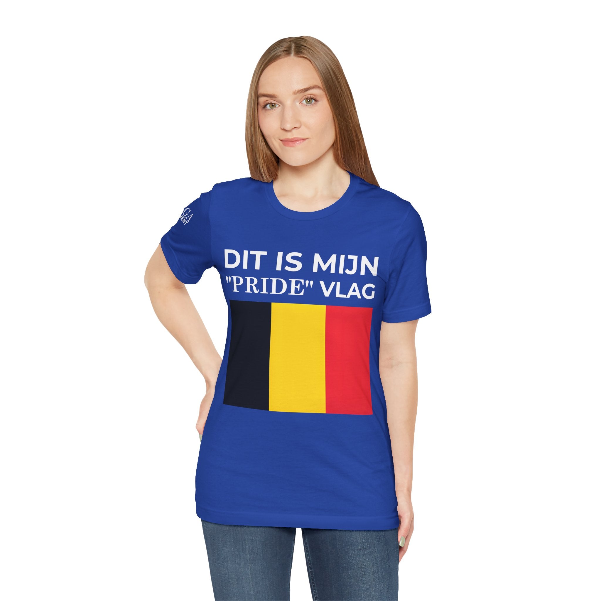Belgian Pride Flag Unisex Tee - Celebrate Patriotism, Casual Wear, Gift for Allies - Mega Movement