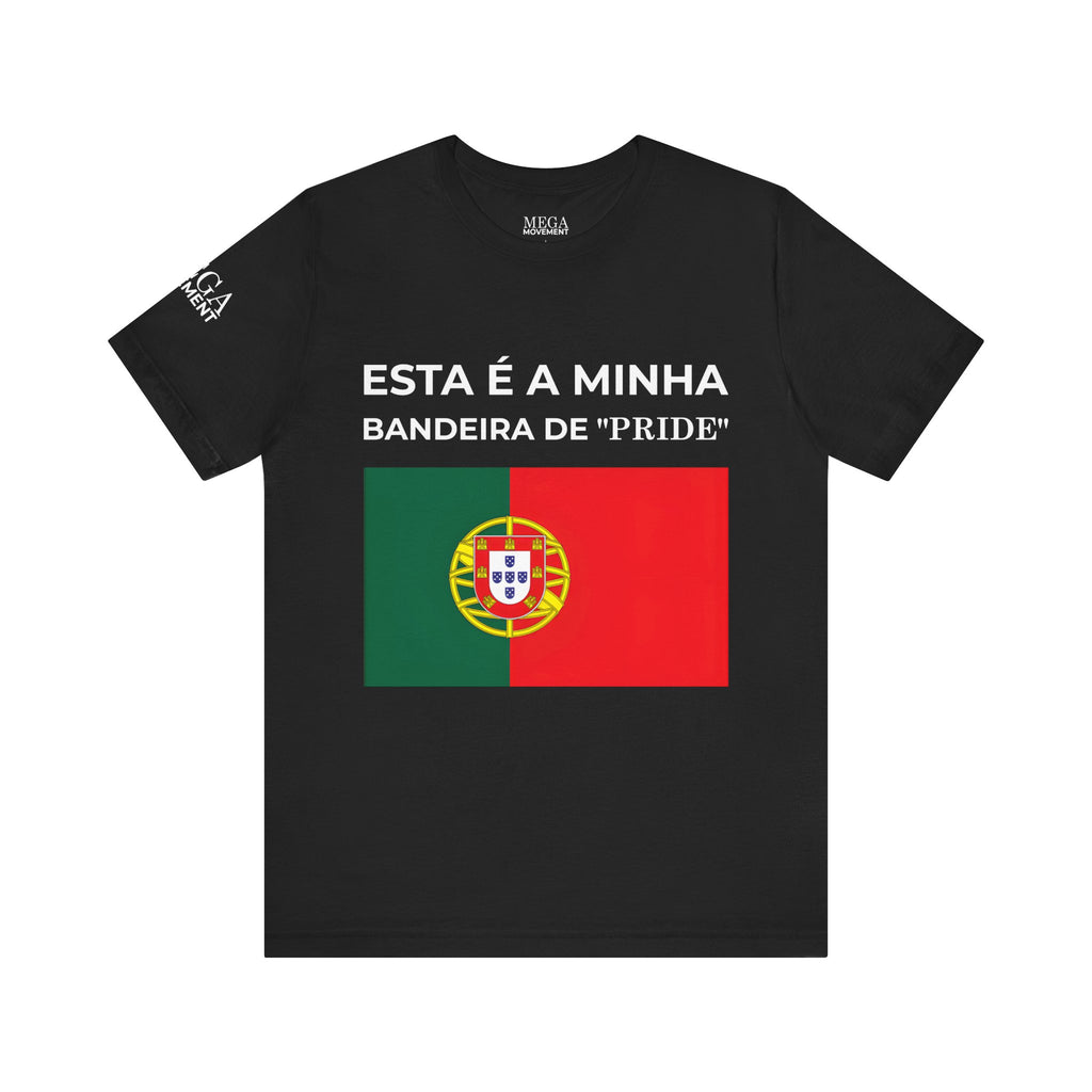 Portugal Pride Flag Tee, Portugal Pride Graphic Shirt, Comfortable Statement Apparel - Mega Movement