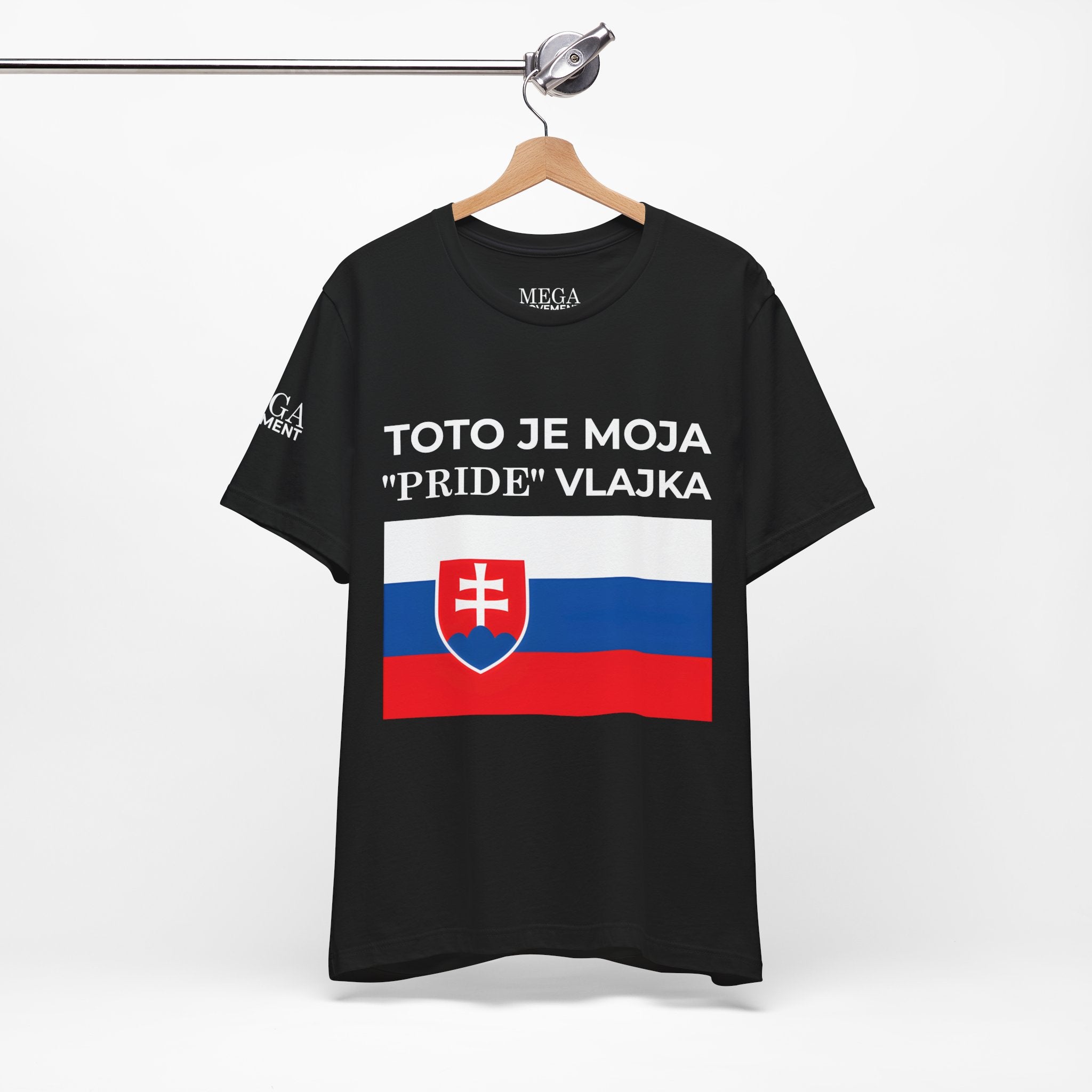 Slovakia Pride Flag Unisex Tee, Casual Wear, Festival Shirt, Summer Fashion, Everyday Comfort - Mega Movement