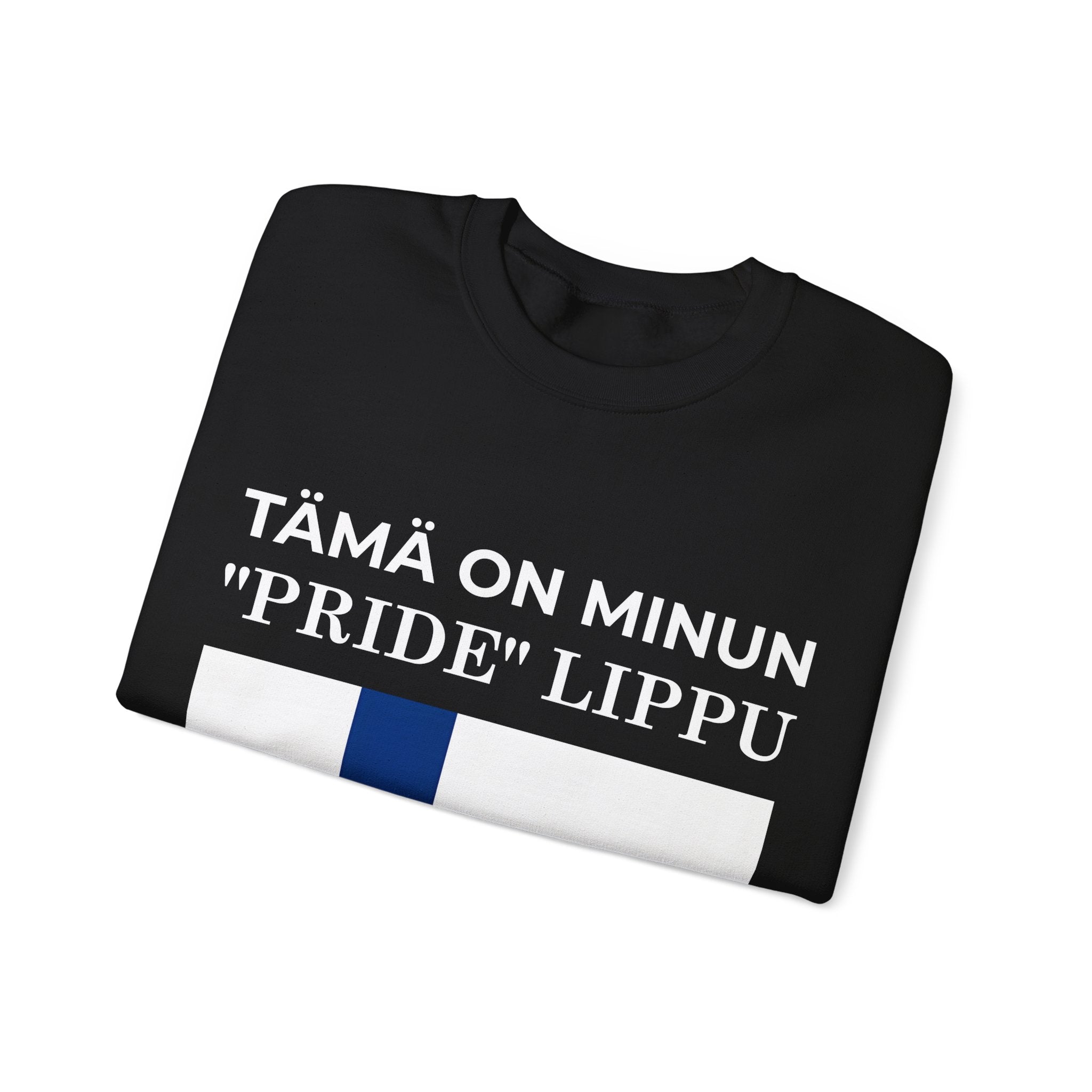 Finnish Pride Crewneck Sweatshirt, Unisex Sweatshirt, Pride Clothing, Comfortable Fashion - Mega Movement