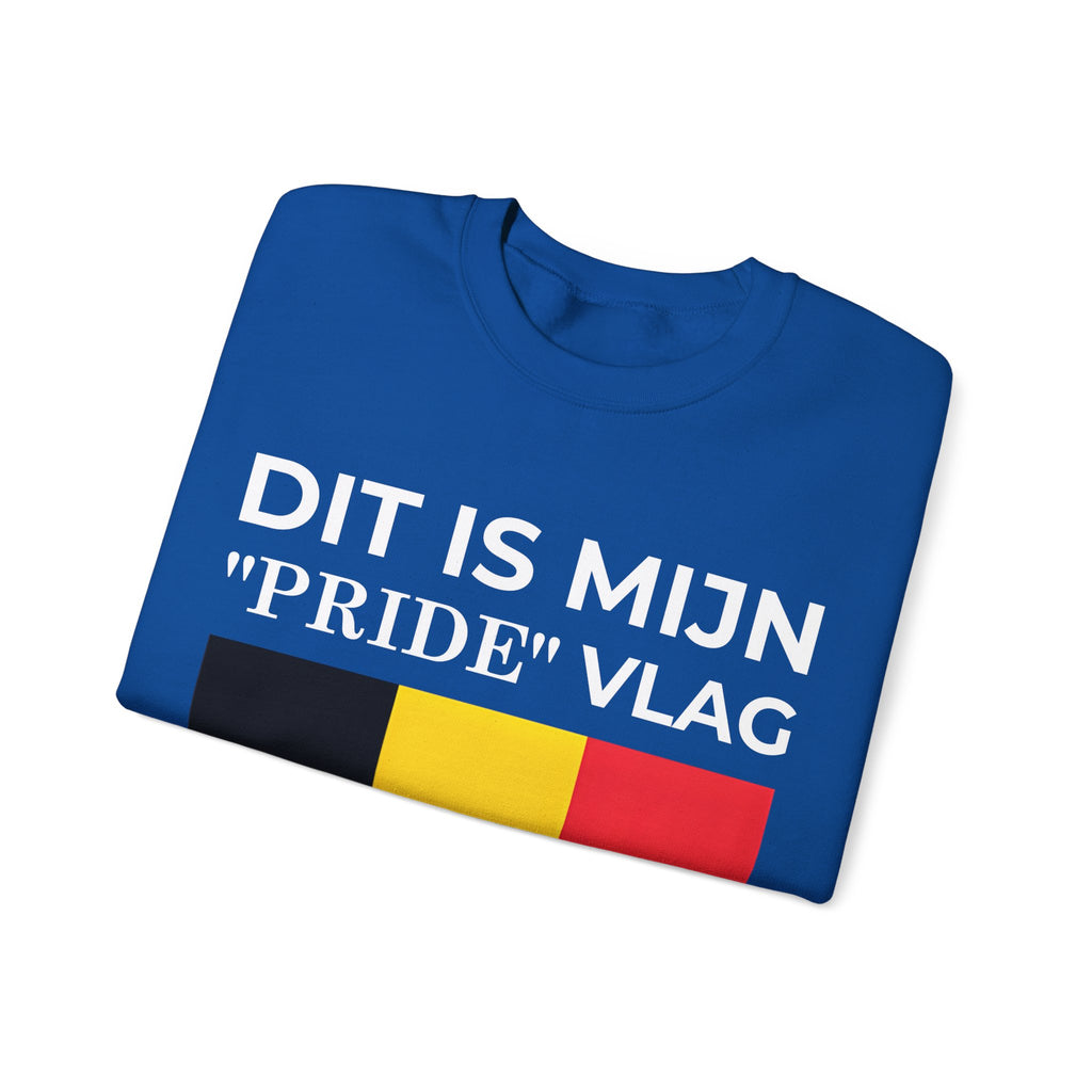 Belgian Pride Flag Sweatshirt – Unisex Heavy Blend Crew Neck for Celebrations, Casual Wear, Gifts - Mega Movement