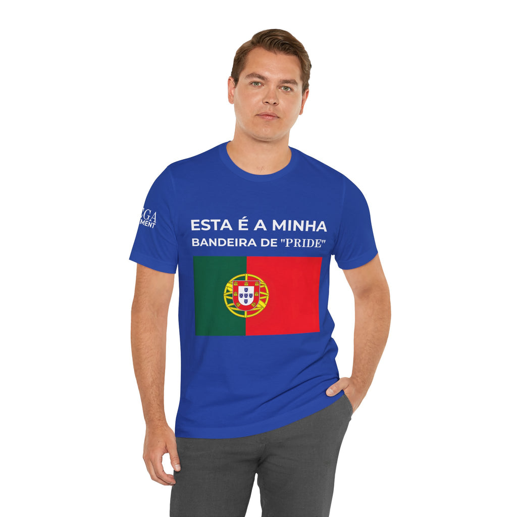 Portugal Pride Flag Tee, Portugal Pride Graphic Shirt, Comfortable Statement Apparel - Mega Movement