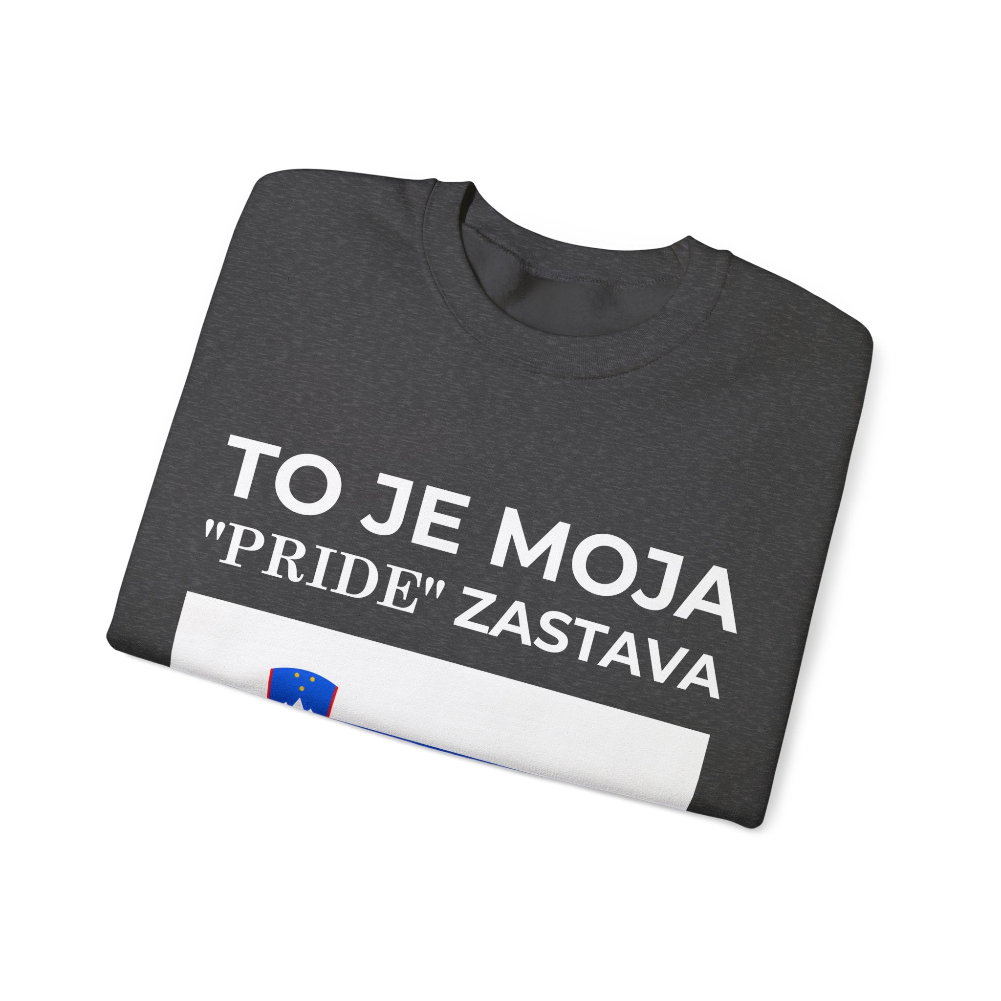 Slovenia Pride Flag Crewneck Sweatshirt, Unisex Sweatshirt, Colorful Pride Celebration - Mega Movement