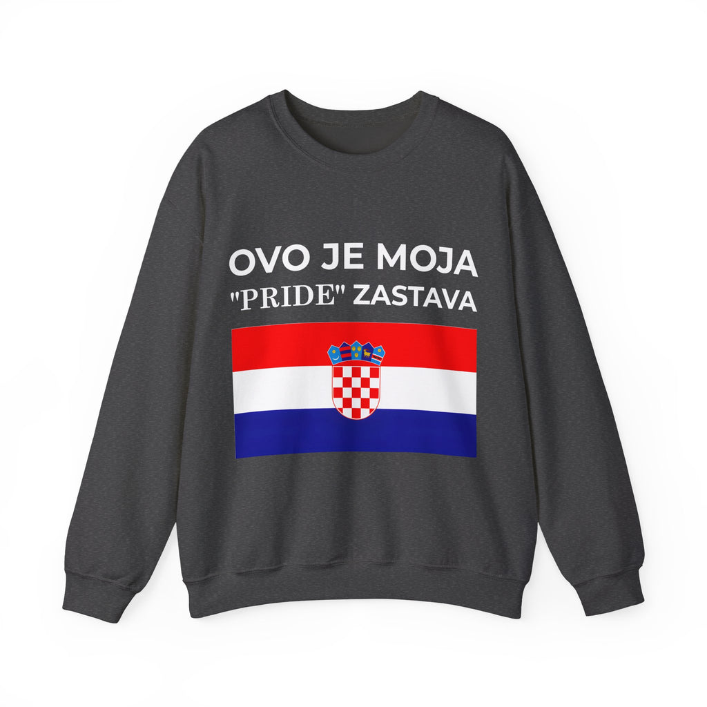 Croatian Pride Flag Sweatshirt, Unisex Crewneck, Croatian Pride Apparel, Celebrate Love, Gift for Allies - Mega Movement