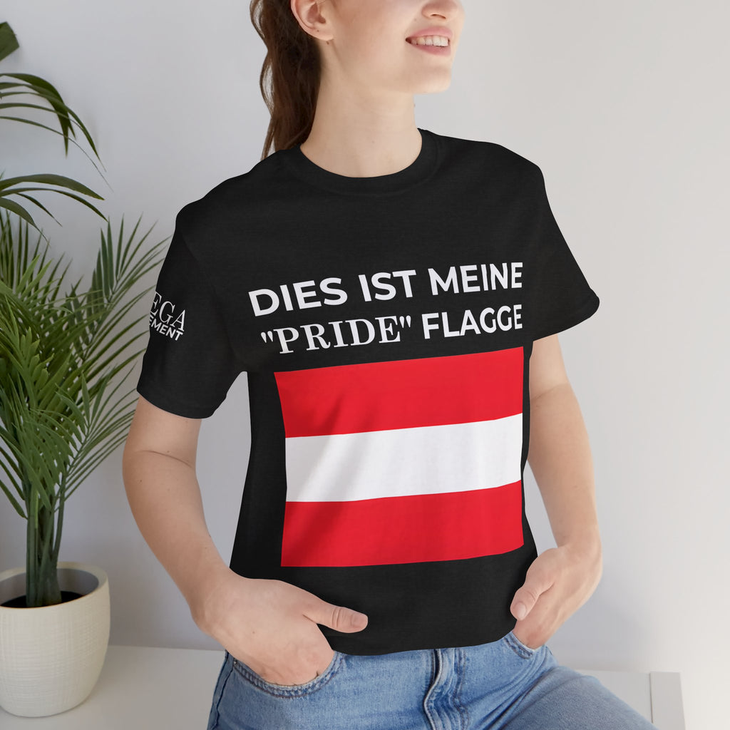 Austrian Pride Unisex Jersey Tee, Pride Apparel, Casual Everyday Wear - Mega Movement