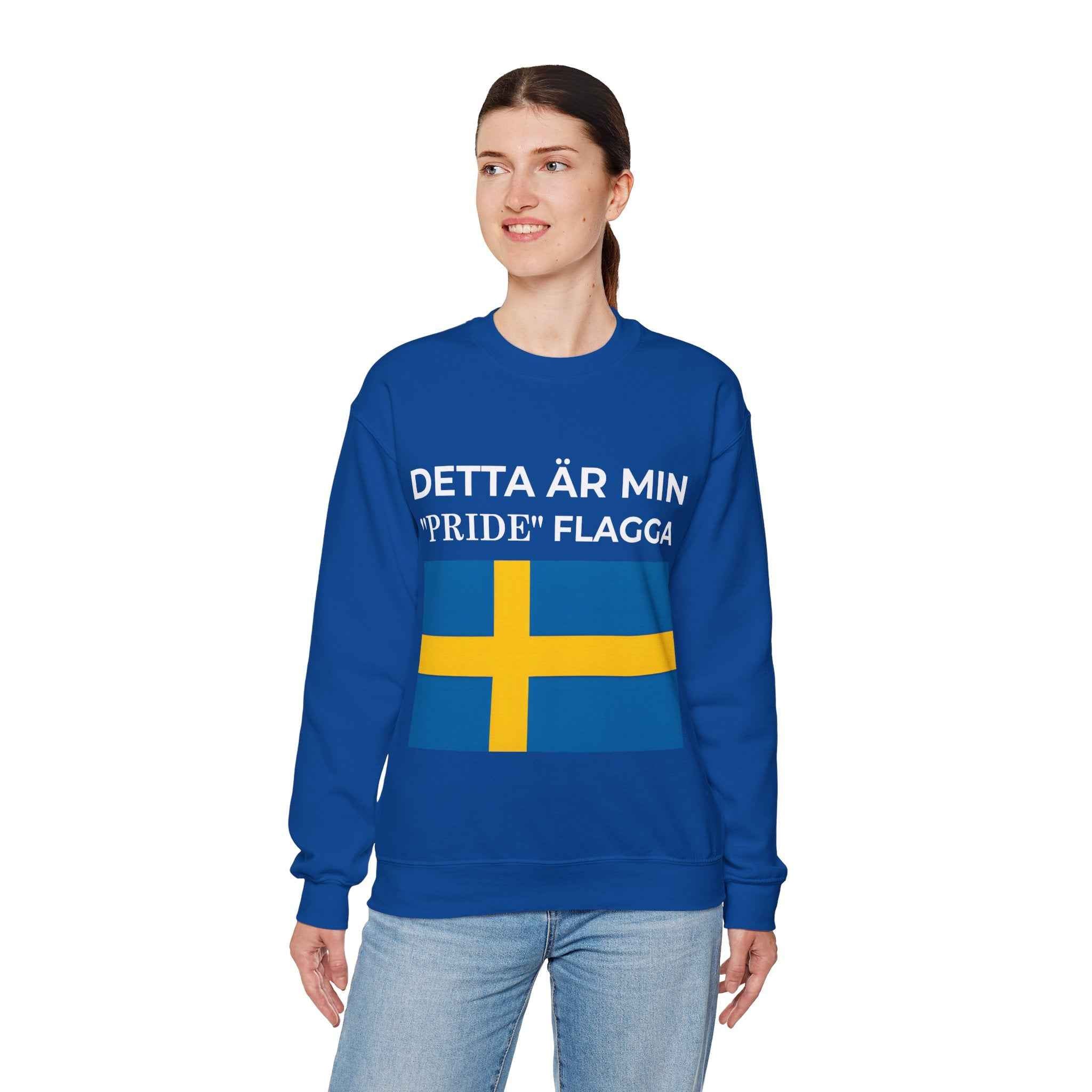 Sweden Pride Sweatshirt, Unisex Crewneck, Celebration of Heritage, Comfortable Everyday Wear