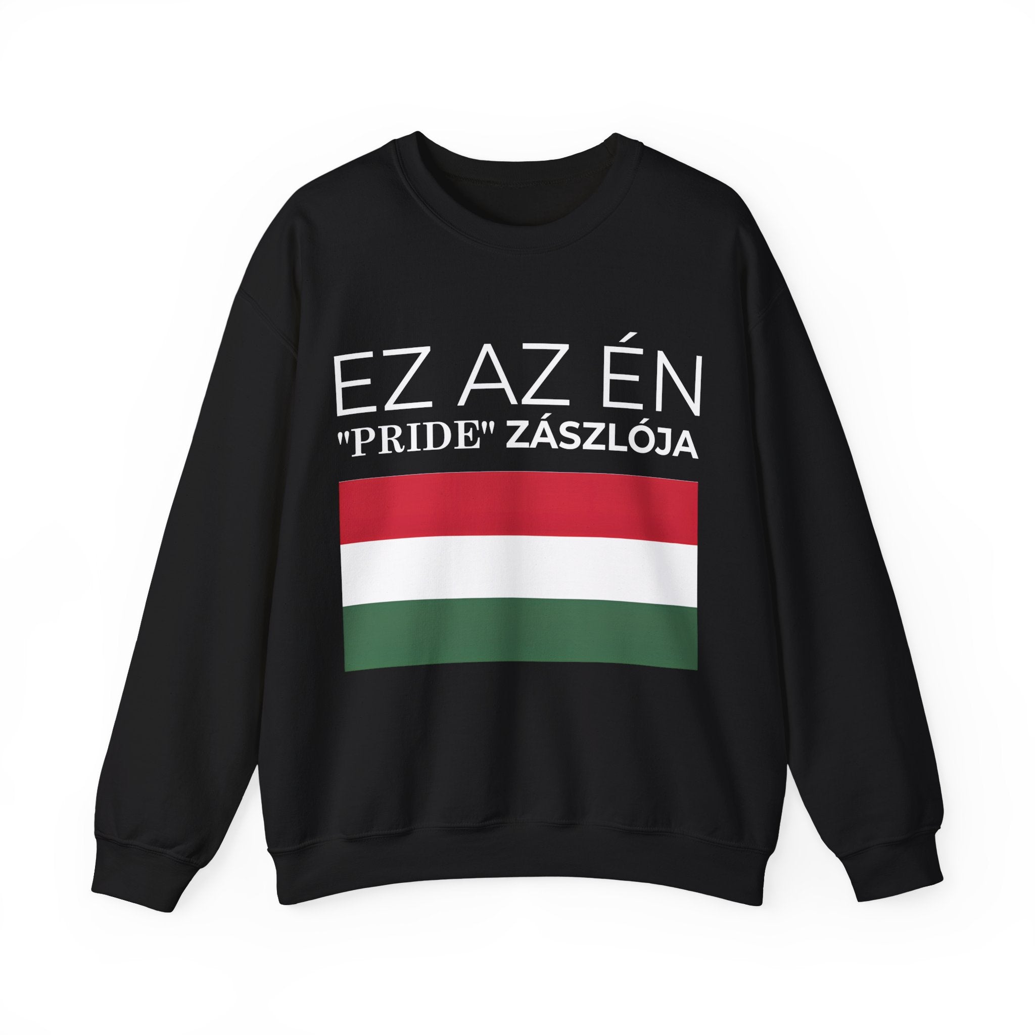 Hungarian Pride Flag Sweatshirt, Cozy Pride Apparel, Unisex Crewneck - Mega Movement