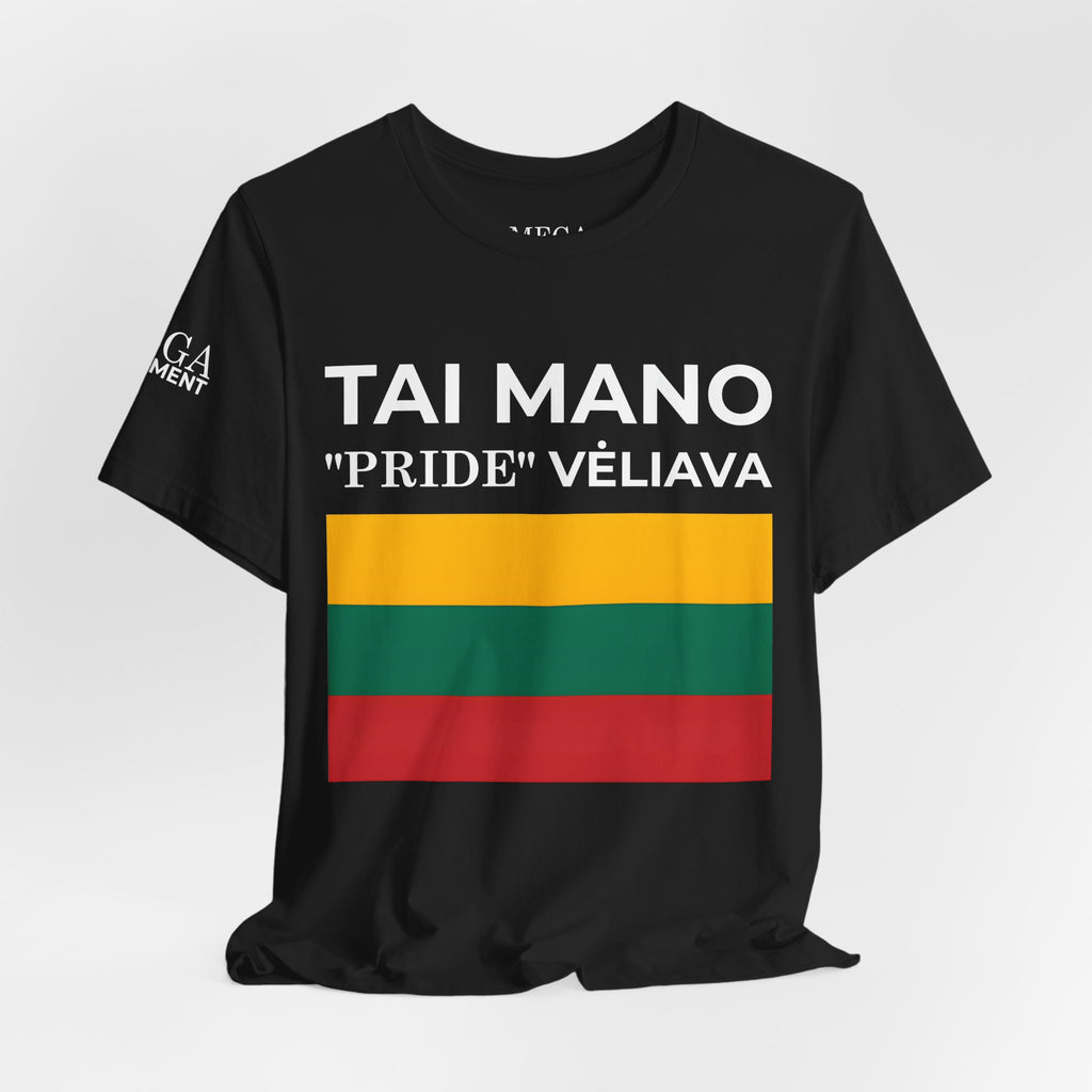 Lithuanian Pride Graphic Tee, Unisex Jersey Shirt, Patriot Apparel - Mega Movement