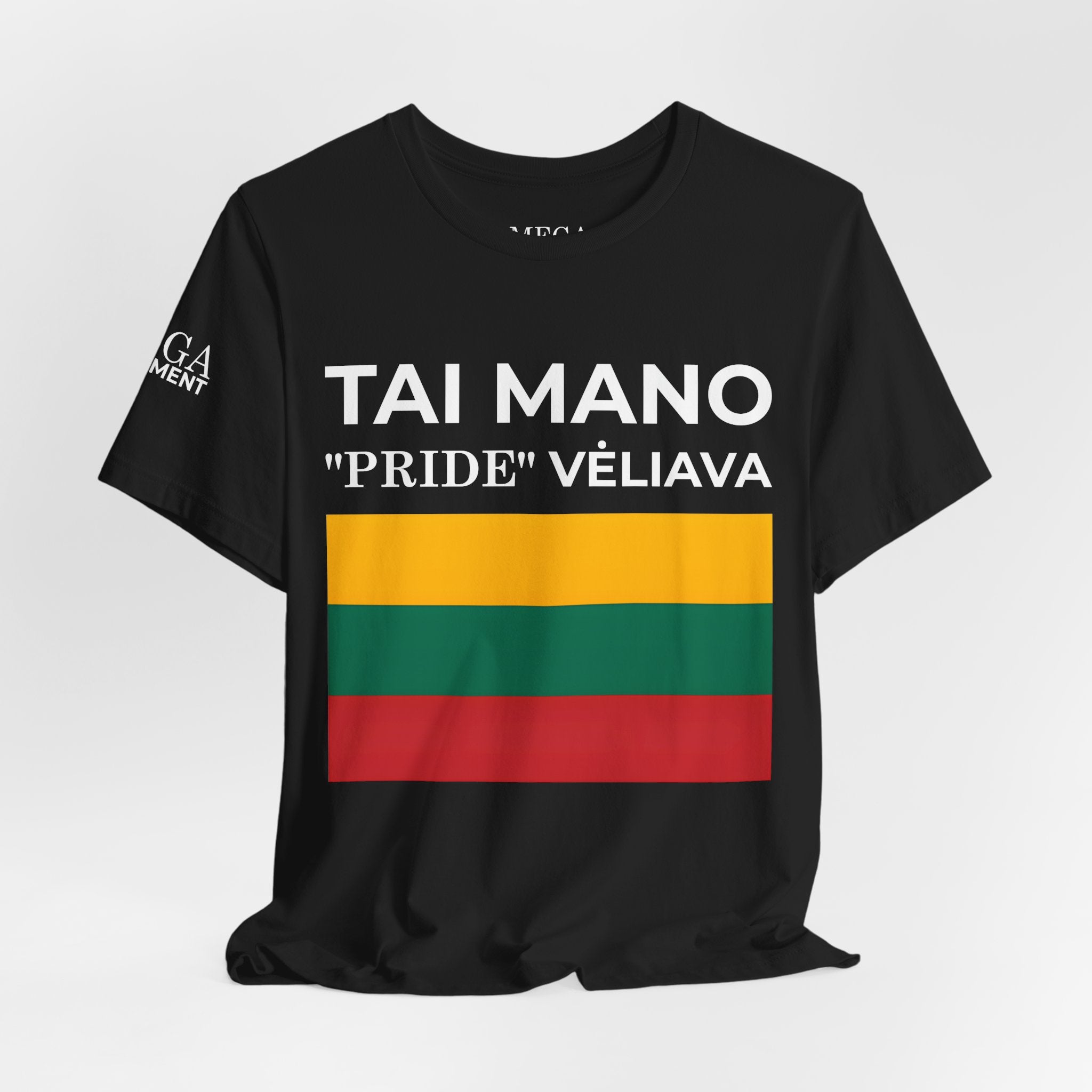 Lithuanian Pride Graphic Tee, Unisex Jersey Shirt, Patriot Apparel - Mega Movement