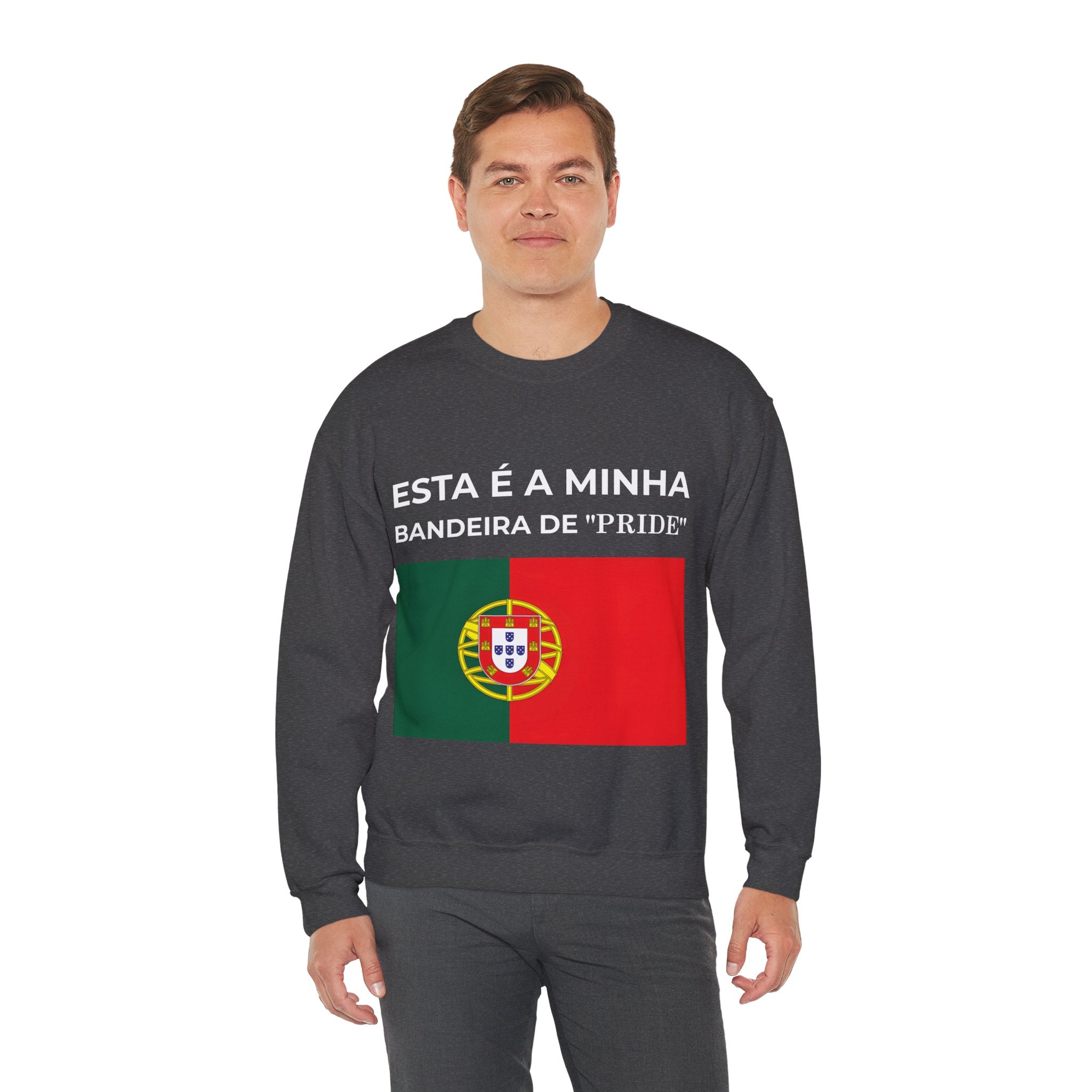 Portugal Pride Sweatshirt, Unisex Crewneck, Flag Design, Comfortable Gift for Celebrations - Mega Movement