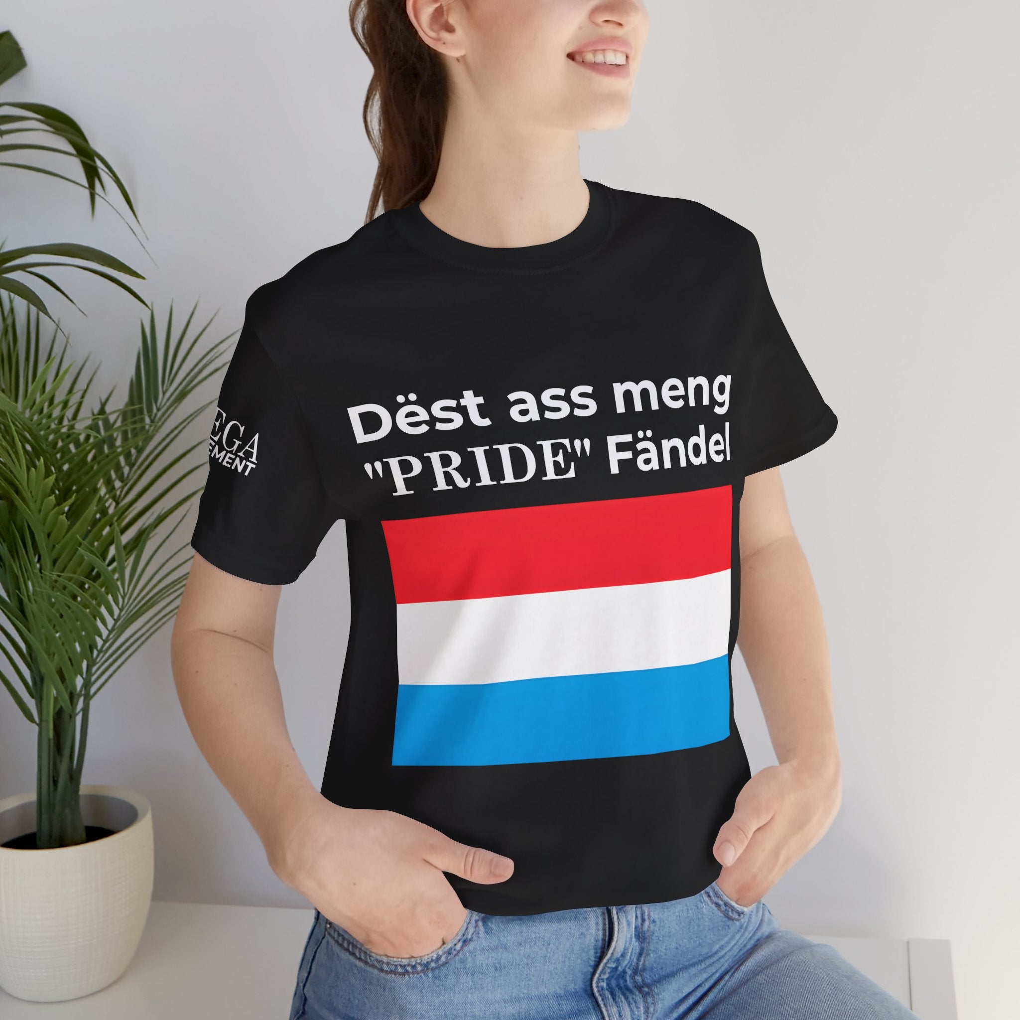 Luxembourg Pride Flag Unisex Tee, Patriotic Pride, Casual Wear, Unisex Shirt - Mega Movement